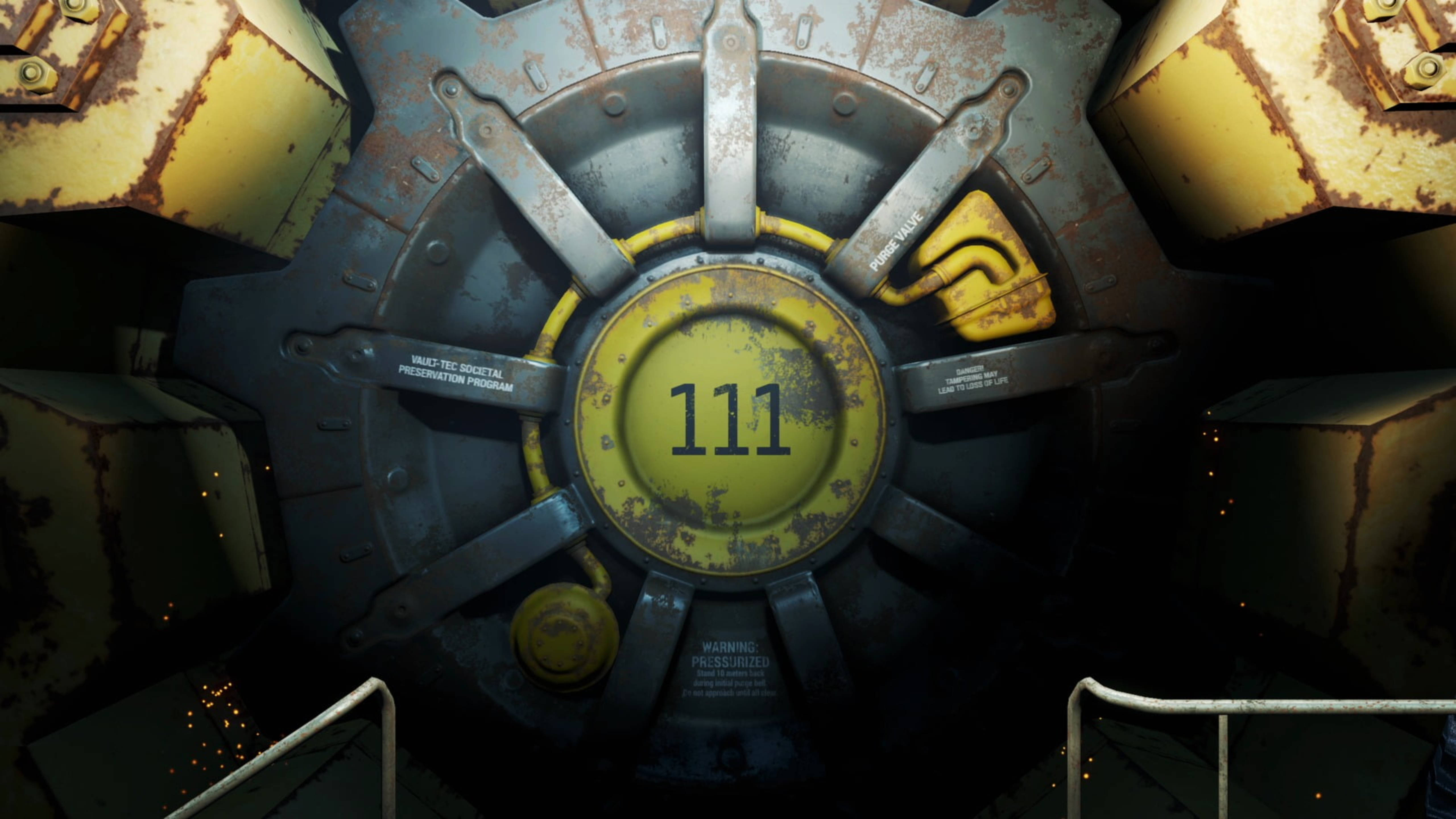 القبو رقم 111 من لعبة Fallout 4 بدقة 4K خلفية