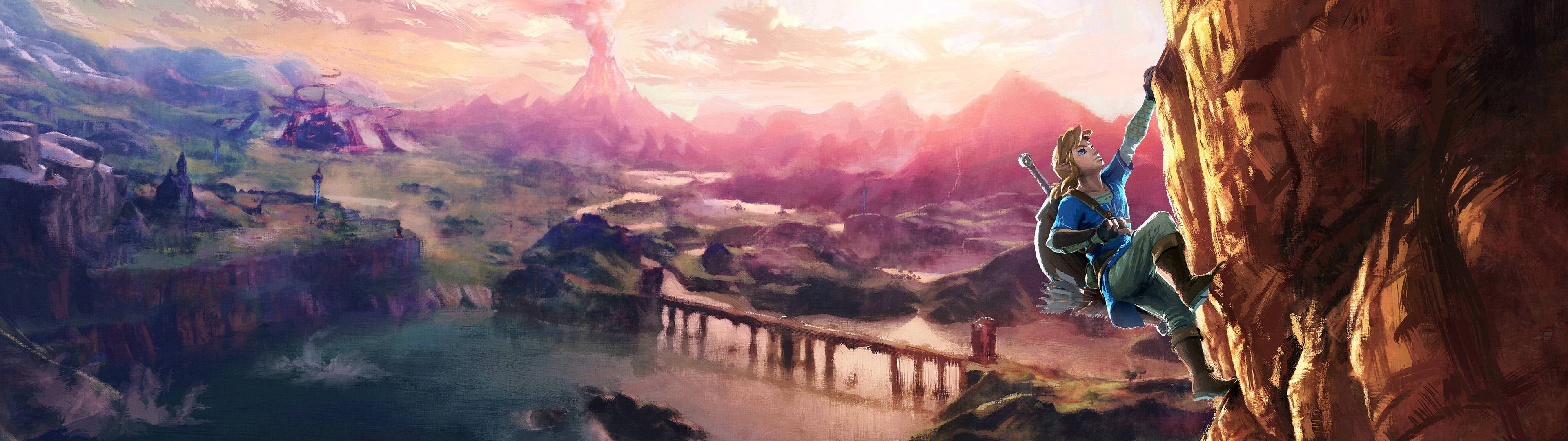 3840x1080 4K لينك TLOZ خلفية