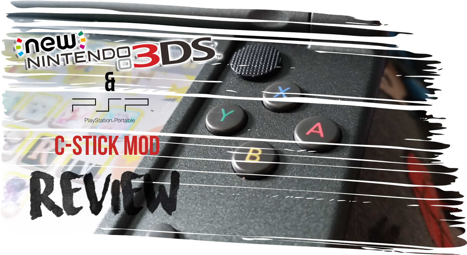 مراجعة تعديل عصا التحكم لنينتندو 3DS الجديدة خلفية