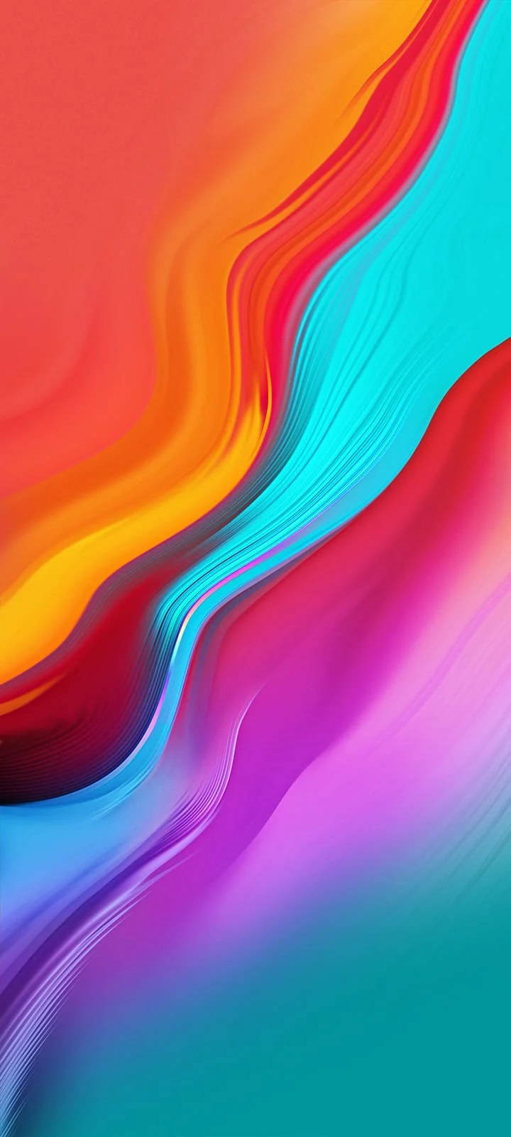 إنفينيكس سمارت 4 منحنيات ملونة تجريدية خلفية