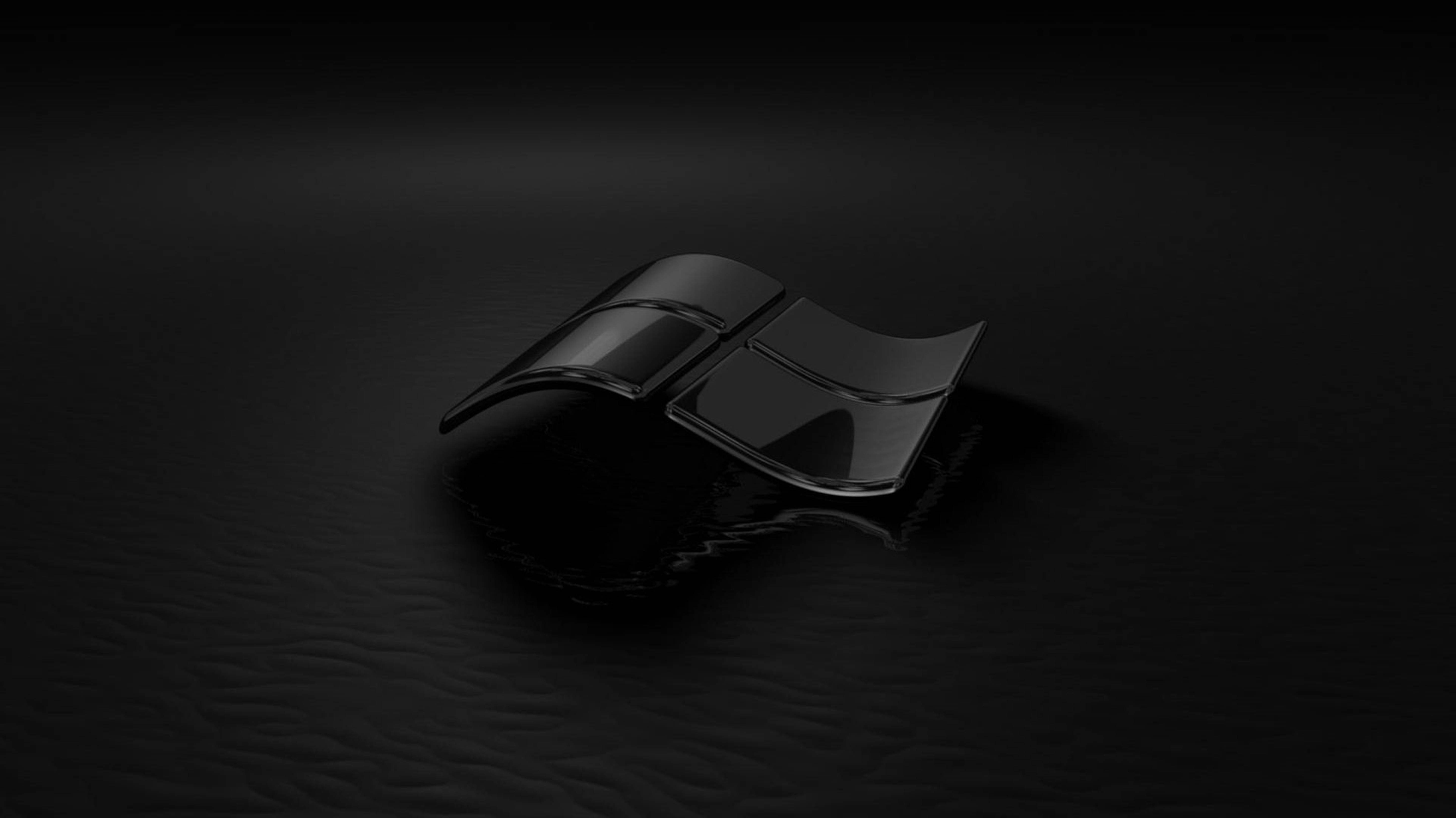 نوافذ سوداء فائقة الدقة 4K خلفية