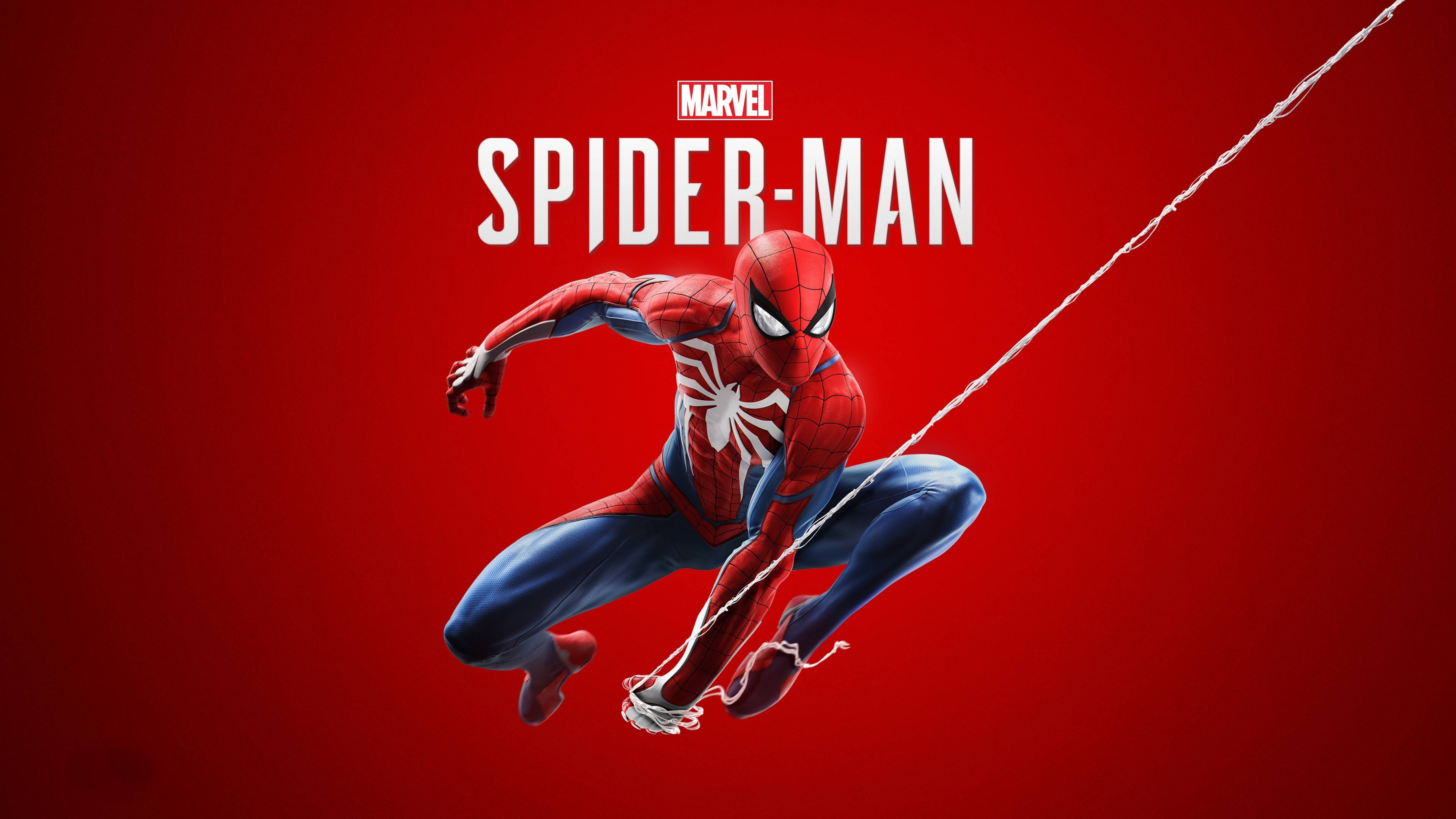 الرجل العنكبوت مارفل 4K لعبة PS4 خلفية