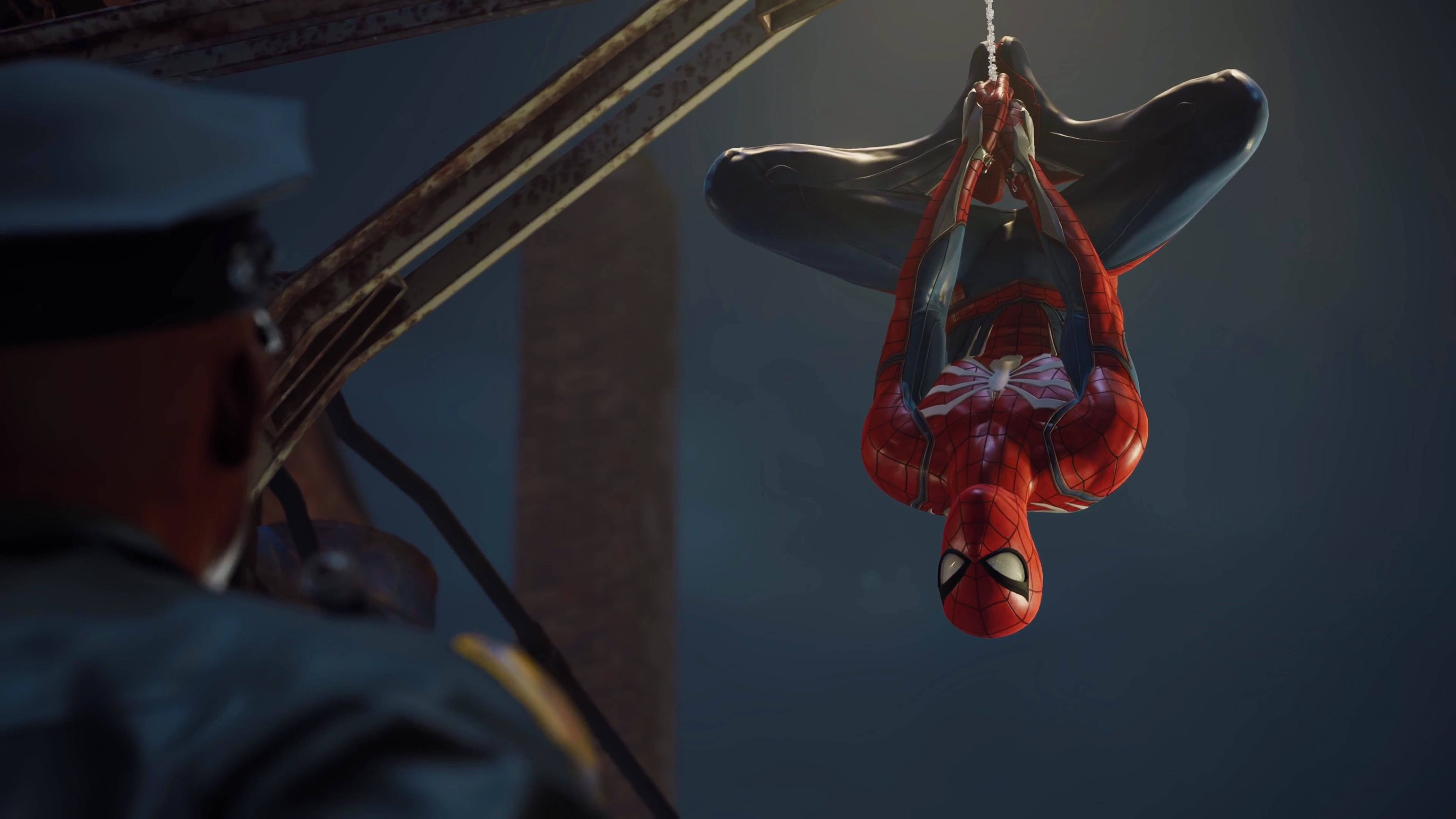 مارفل سبايدرمان معلق رأساً على عقب 4K PS4 خلفية
