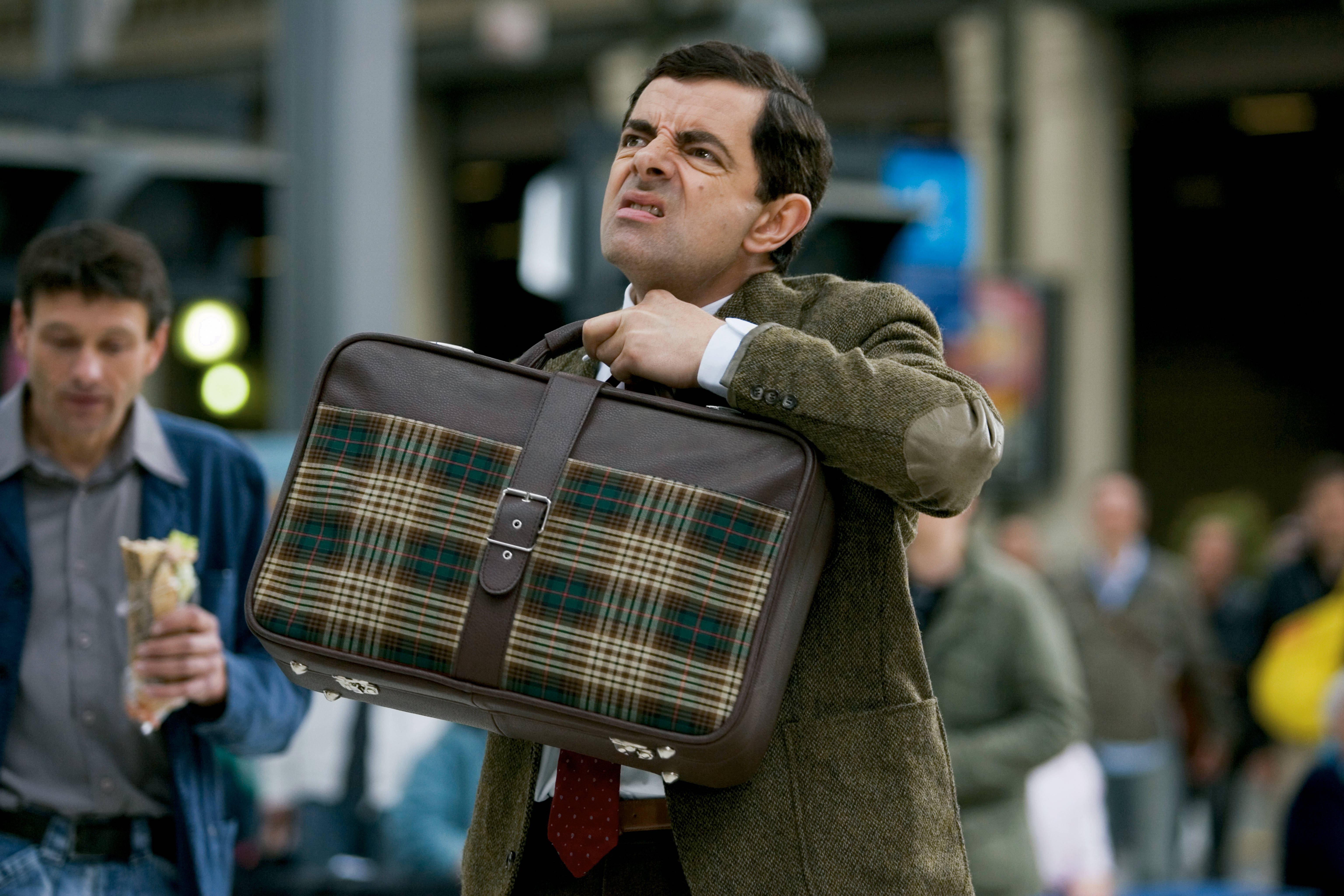 السيد بين 4K حقيبة سفر خلفية