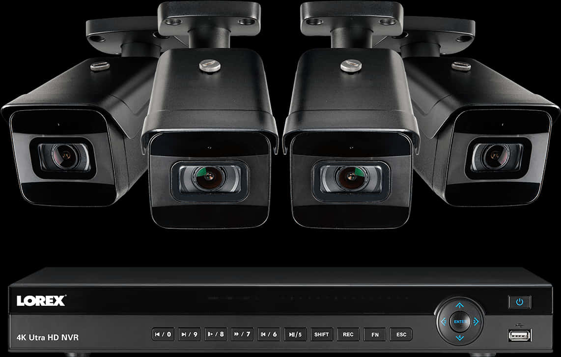 نظام كاميرات مراقبة 4K لوريكس خلفية