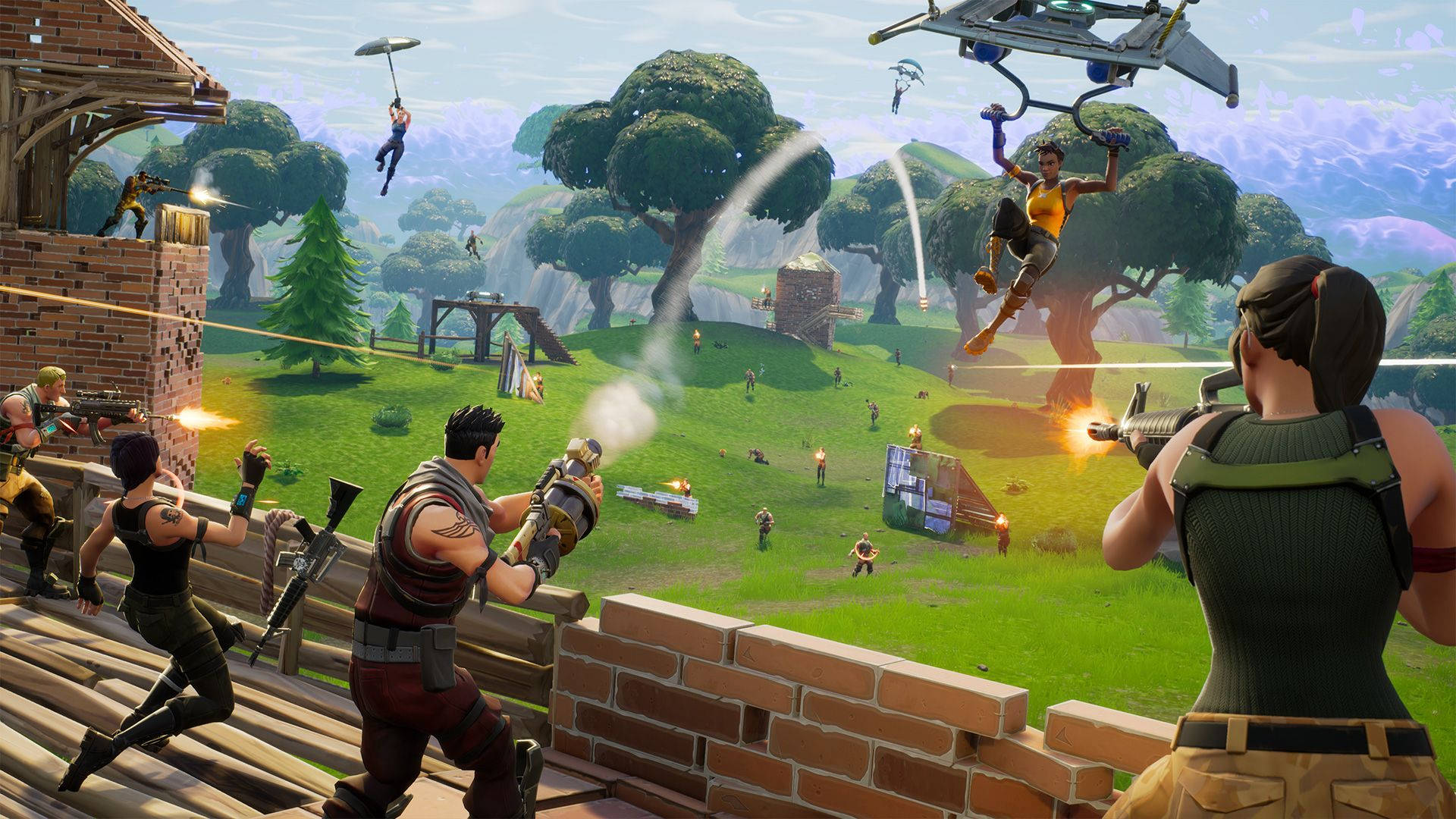 وضع فورتنايت 50 ضد 50 المحدود الوقت بدقة HD خلفية
