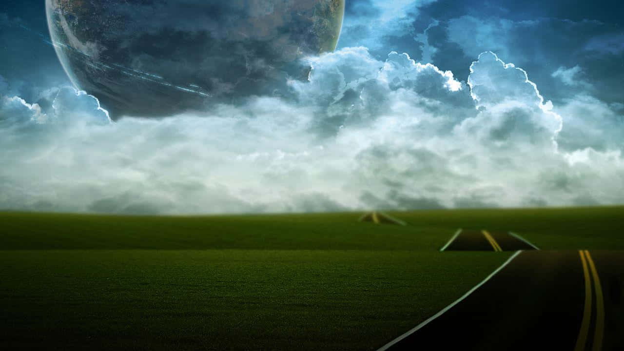 كمبيوتر مكتبي مذهل بدقة 720p بتصميم عصري خلفية