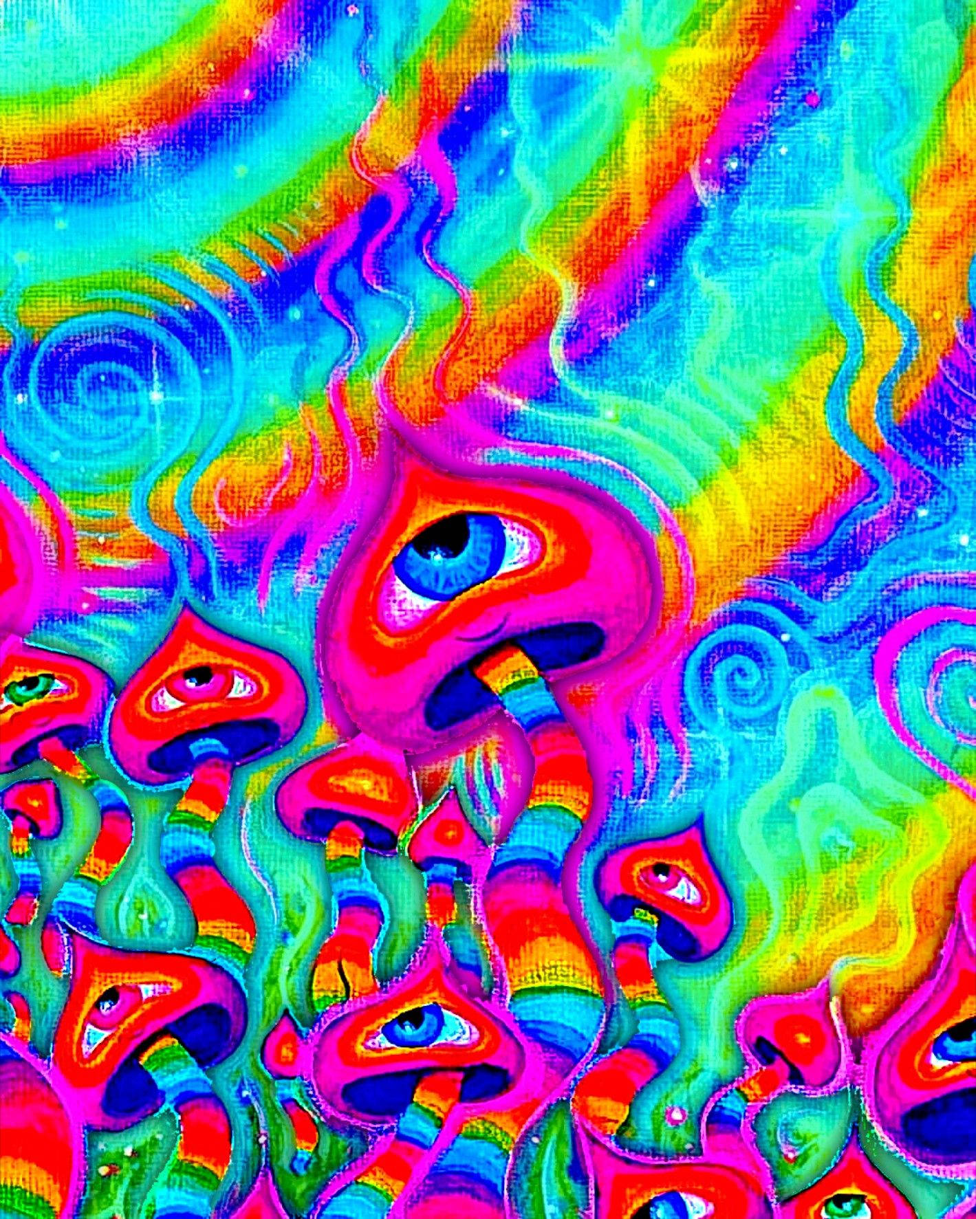 استكشف عالم Aesthetic Tripsy البصري المحفز. خلفية