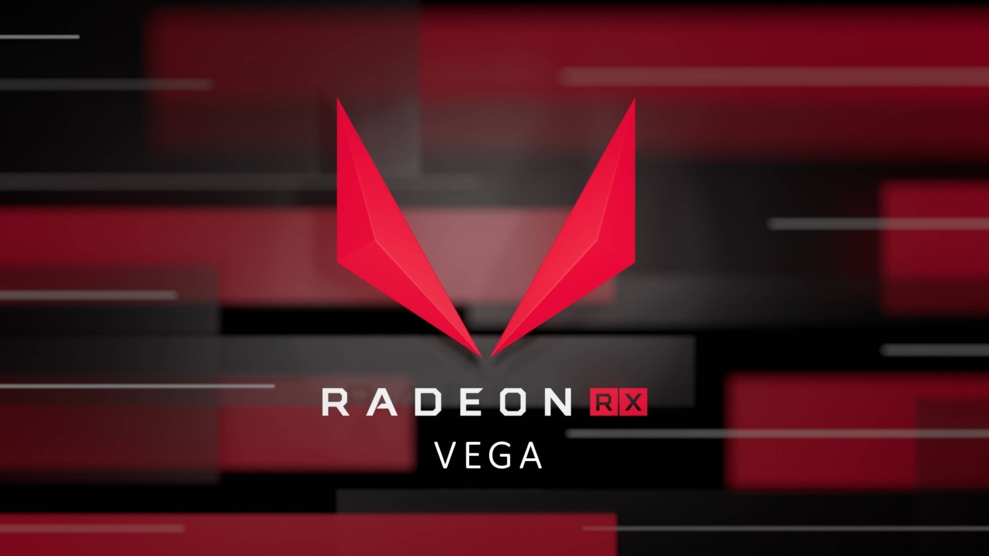 AMD Vega Radeon بدقة 4K خلفية