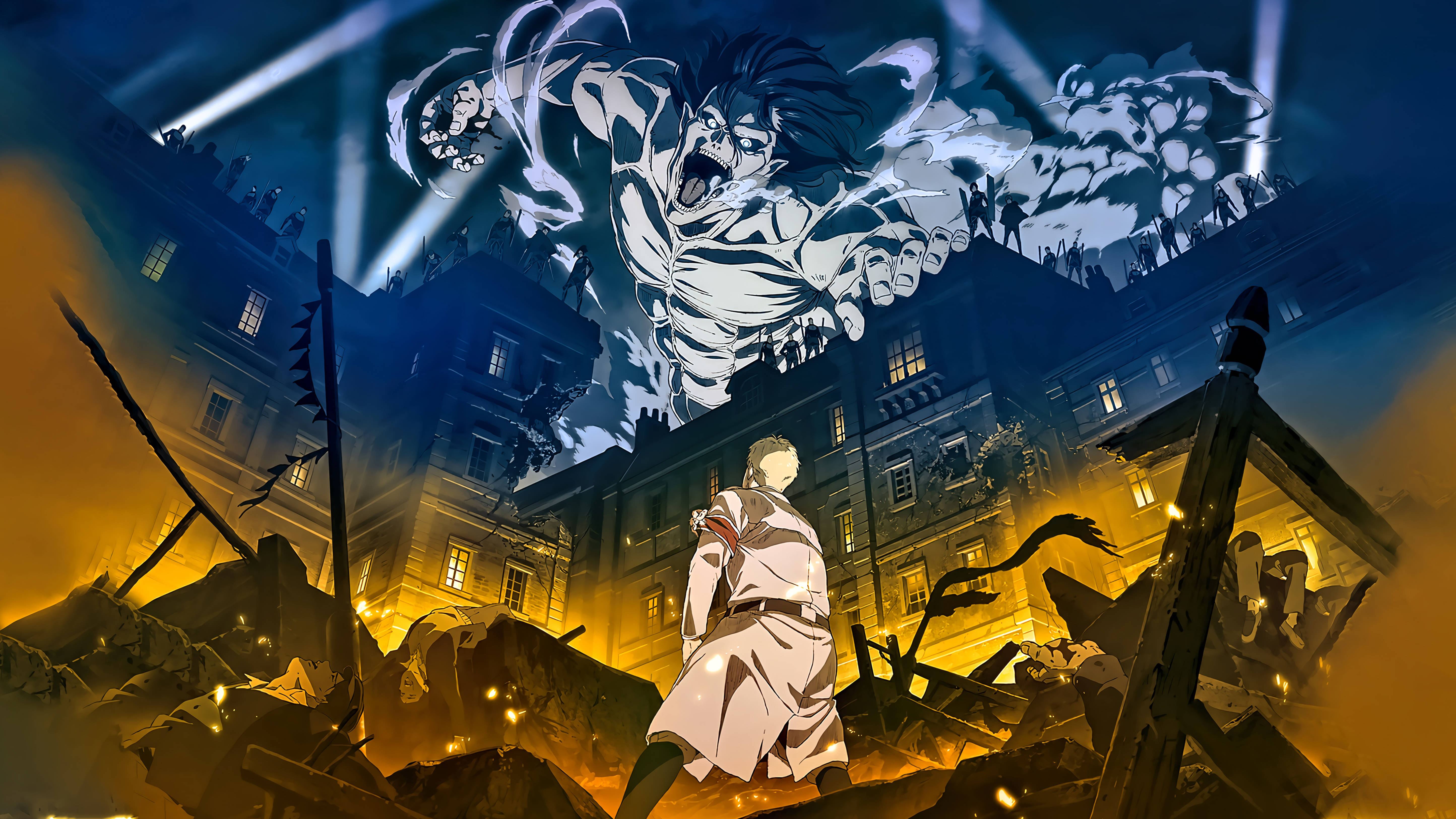 Attack On Titans 4K راينر براون خلفية