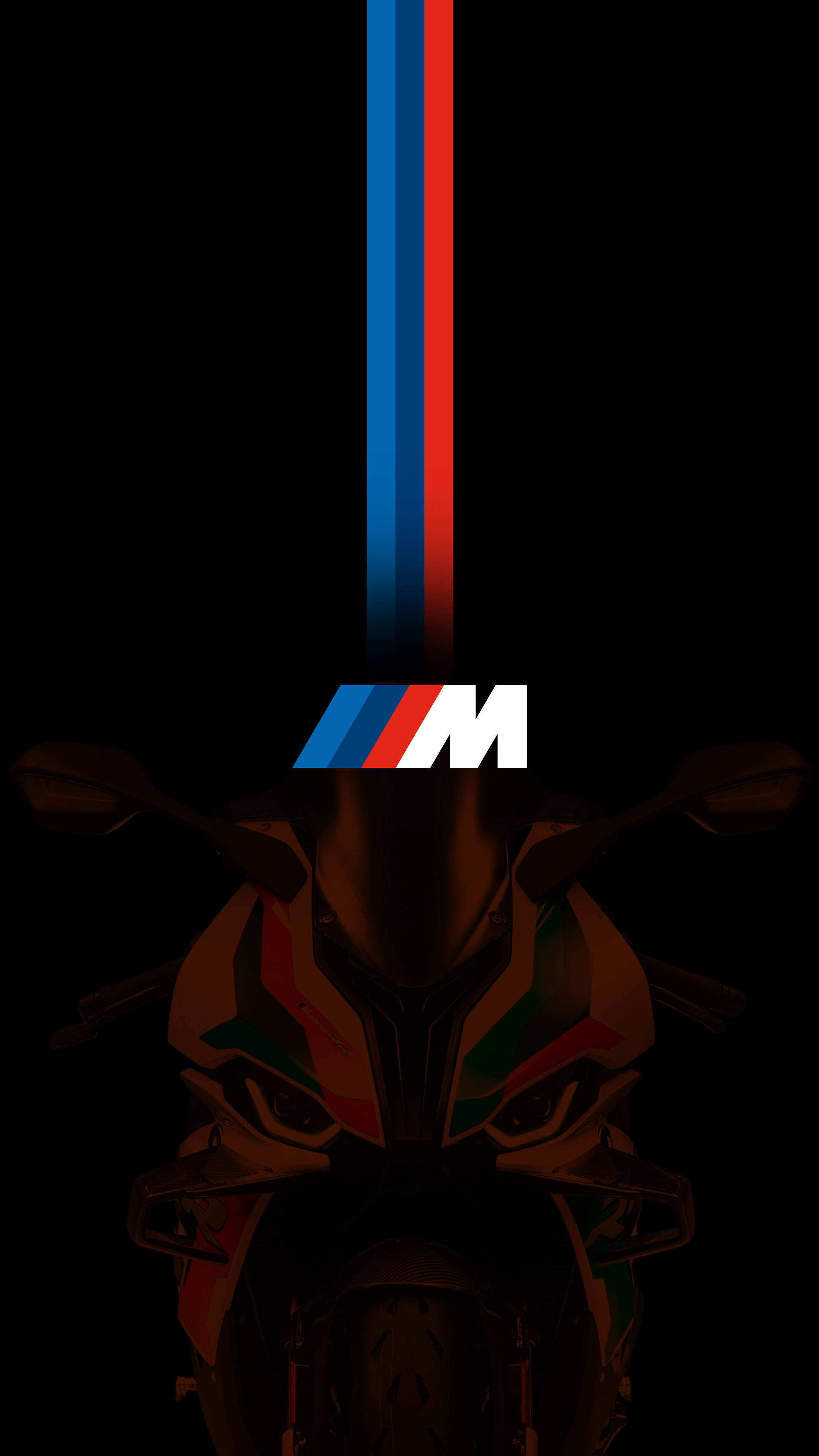 شعار BMW M للدراجات النارية خلفية