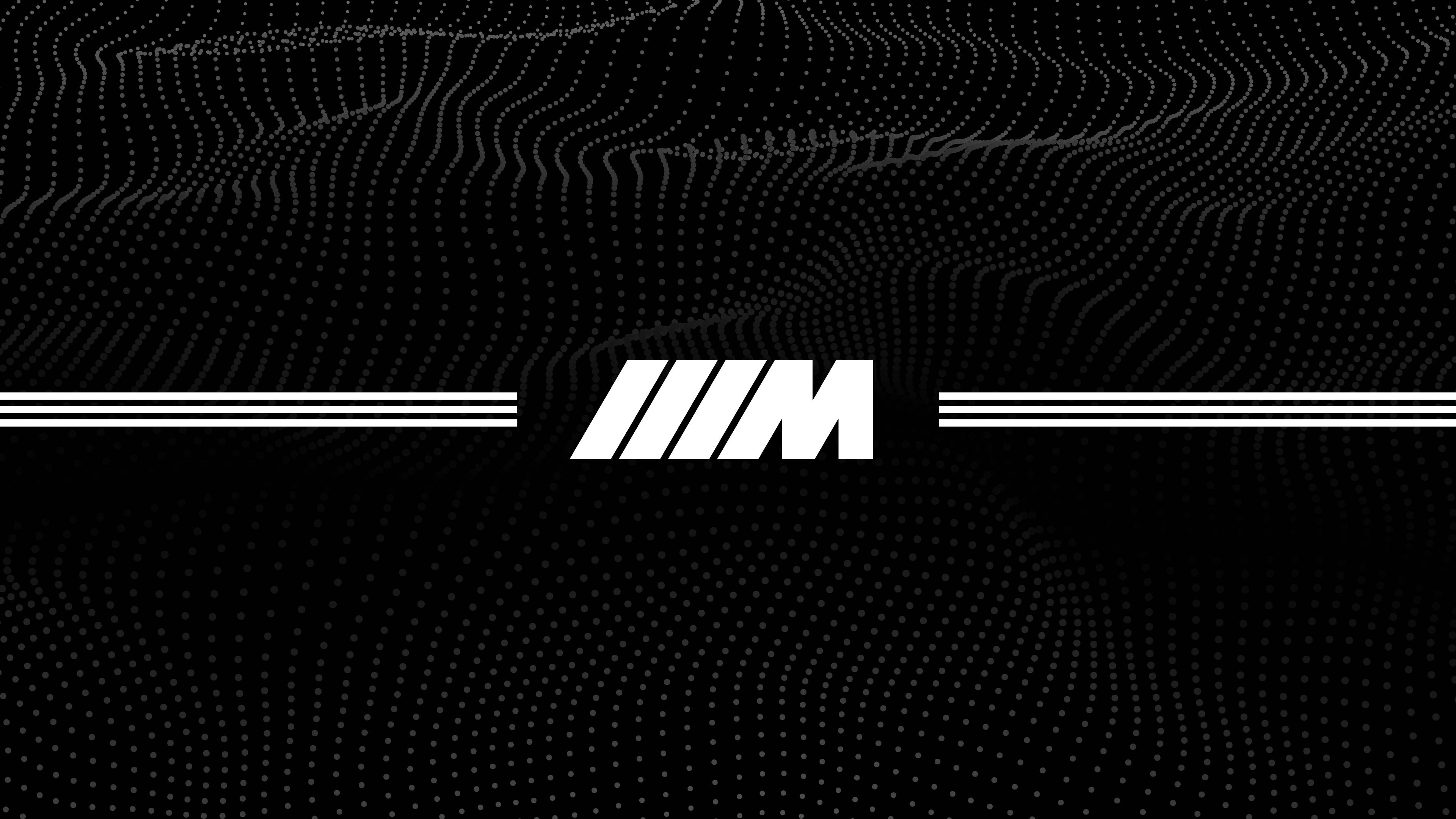 شعار BMW M منقط خلفية