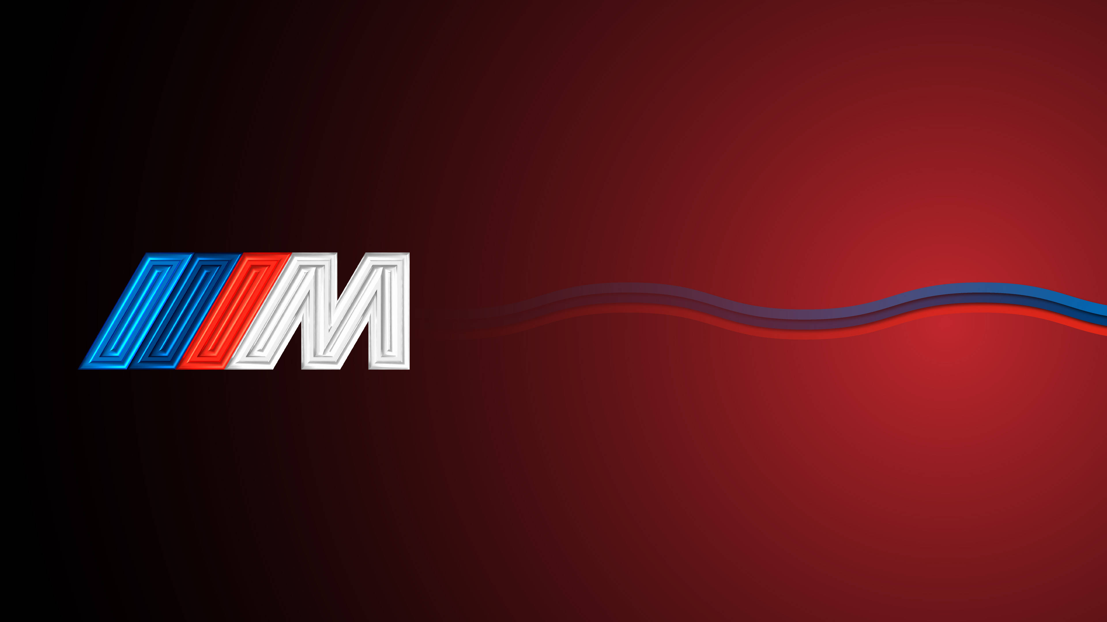 شعار BMW M الأحمر المتدرج خلفية