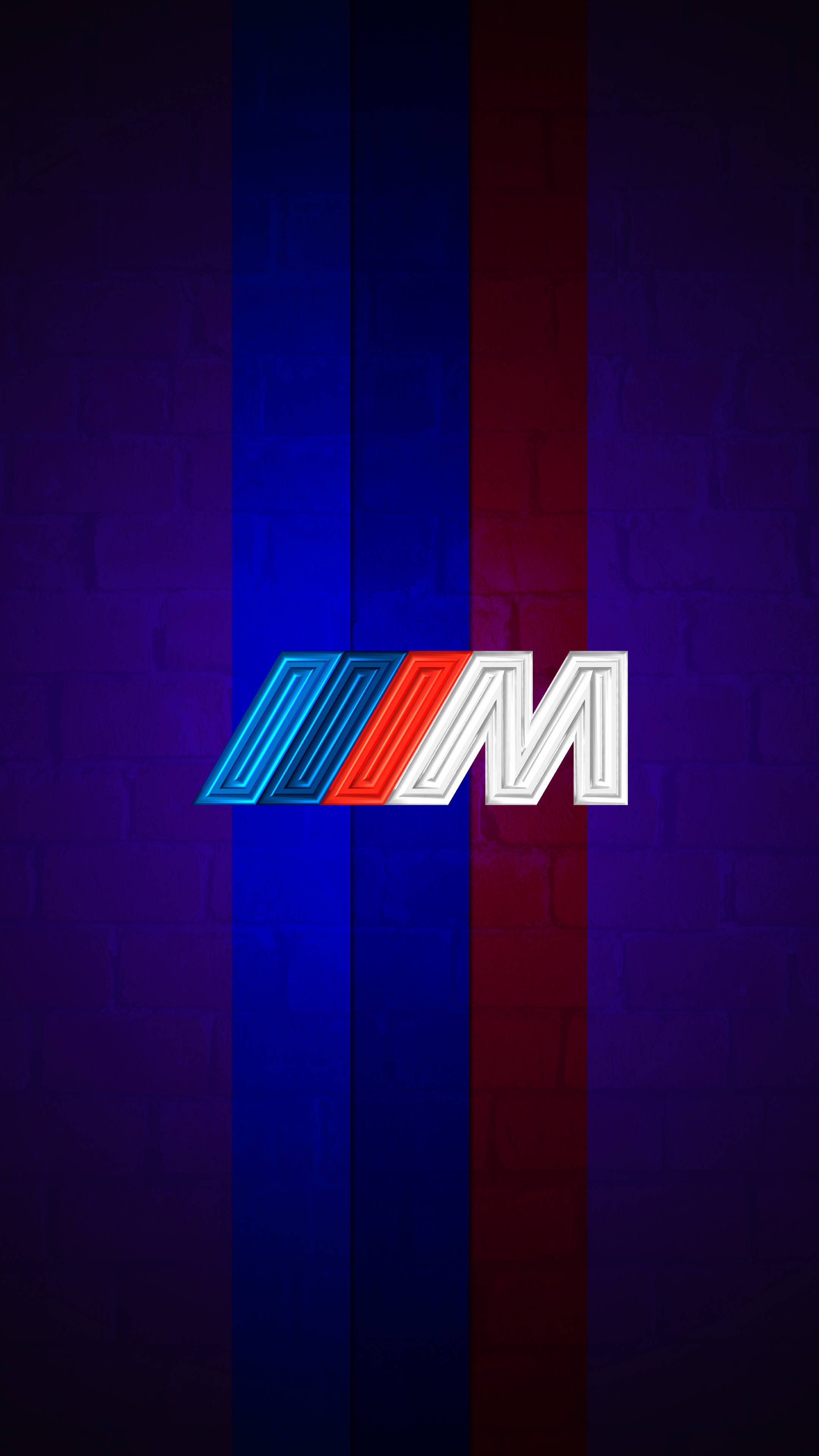 خلفية شعار BMW M باللون الأرجواني مع الخطوط خلفية