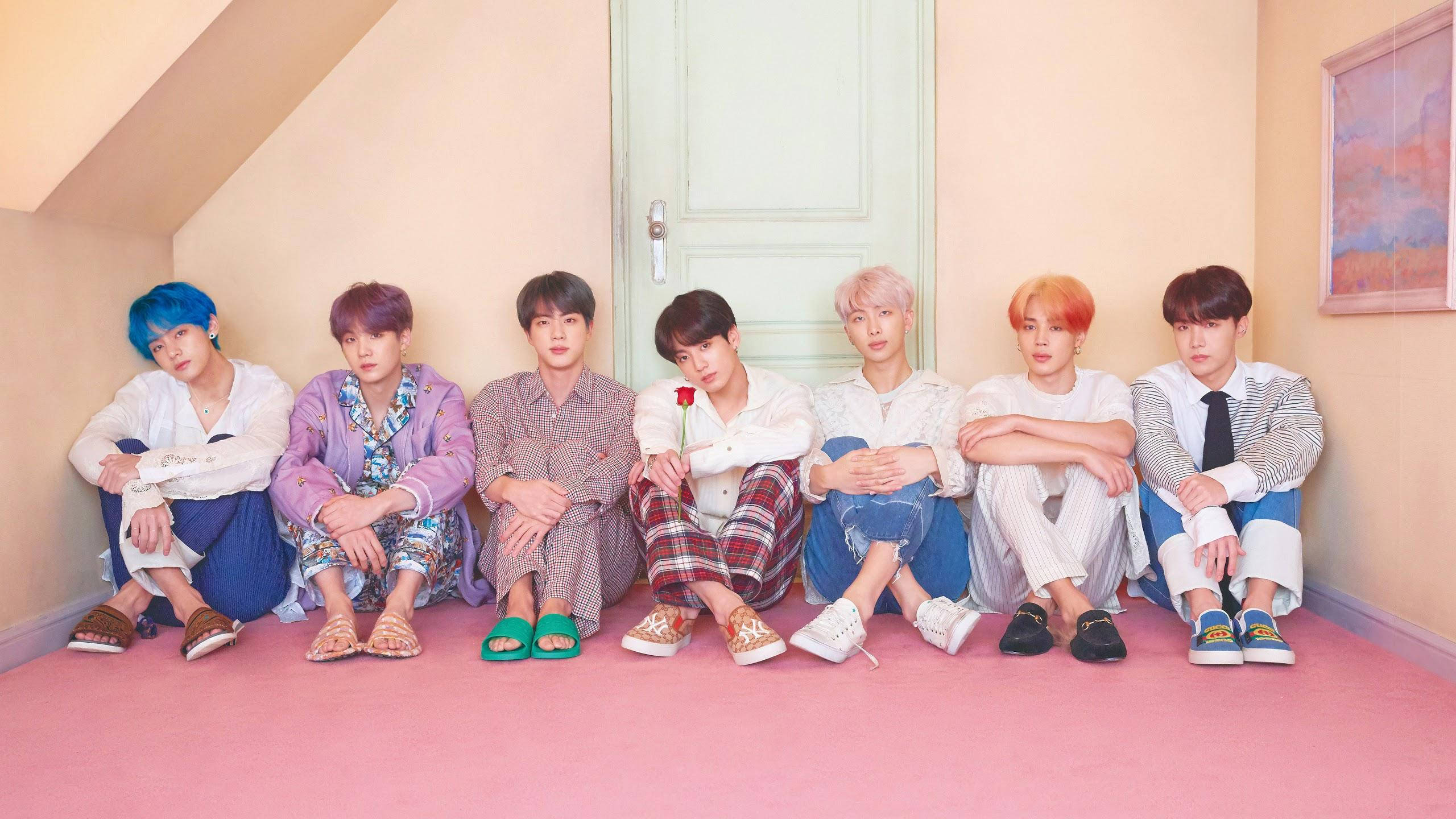 غرفة الباستيل BTS 2020 خلفية