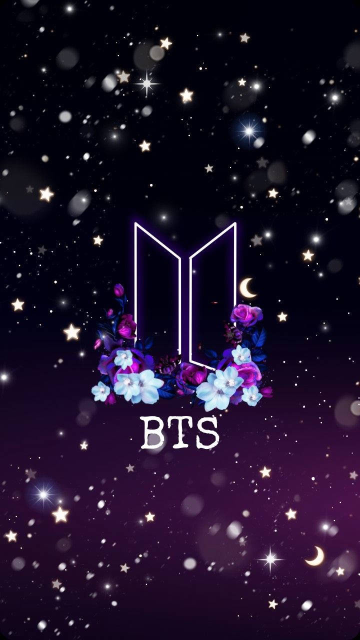 فن معجب بشعار BTS خلفية