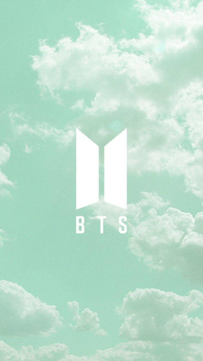 جمالية BTS الخضراء الباستيل خلفية