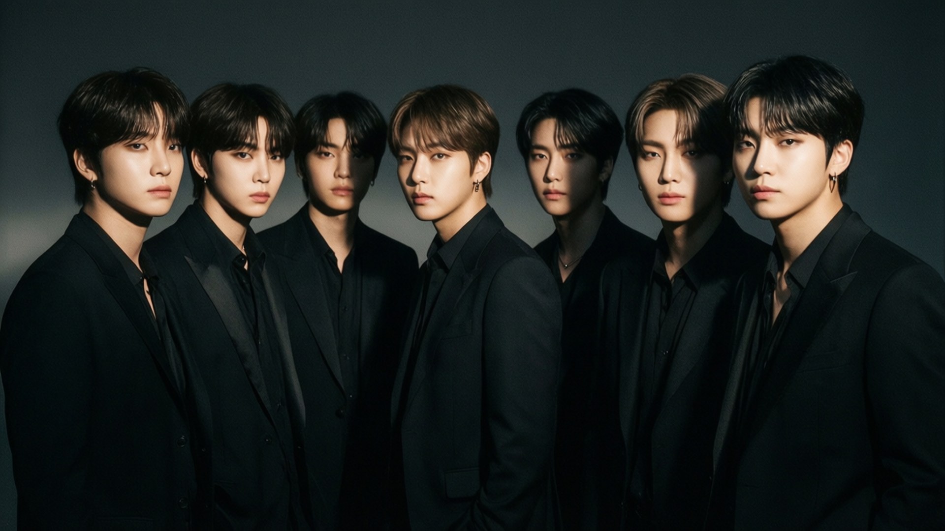 بدلات سوداء BTS خلفية