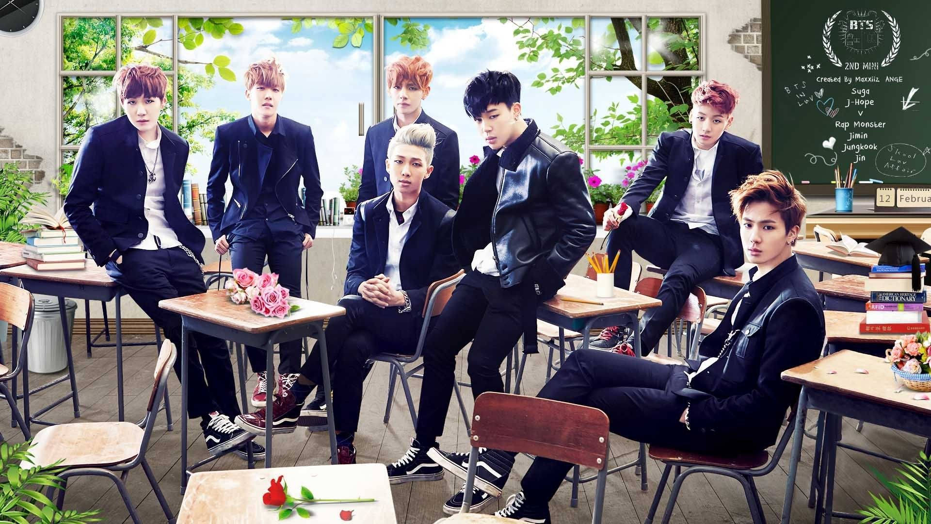 BTS - إعجاب متزايد بأفضل فرقة فتيان خلفية