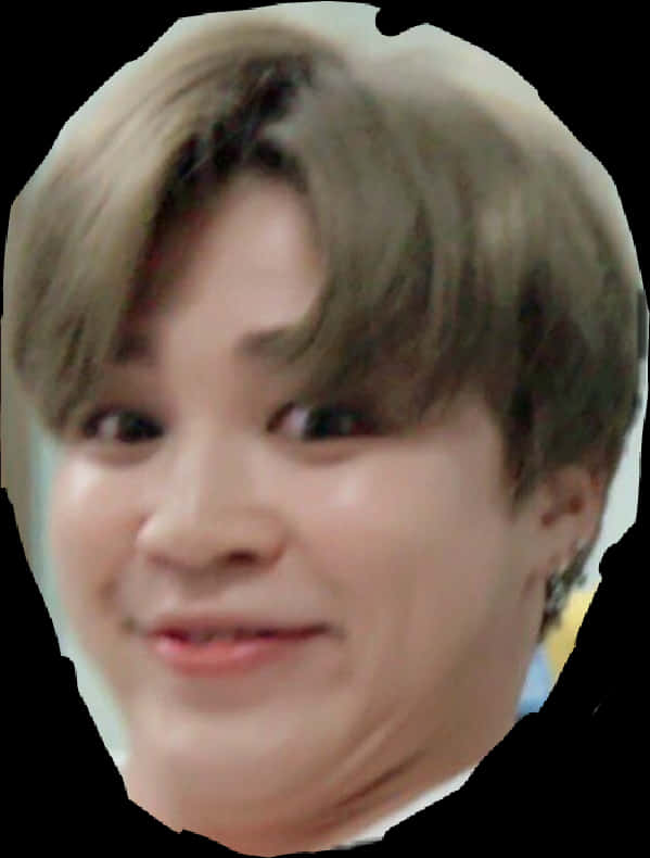 تعبير وجه مشوه لأحد أعضاء BTS خلفية