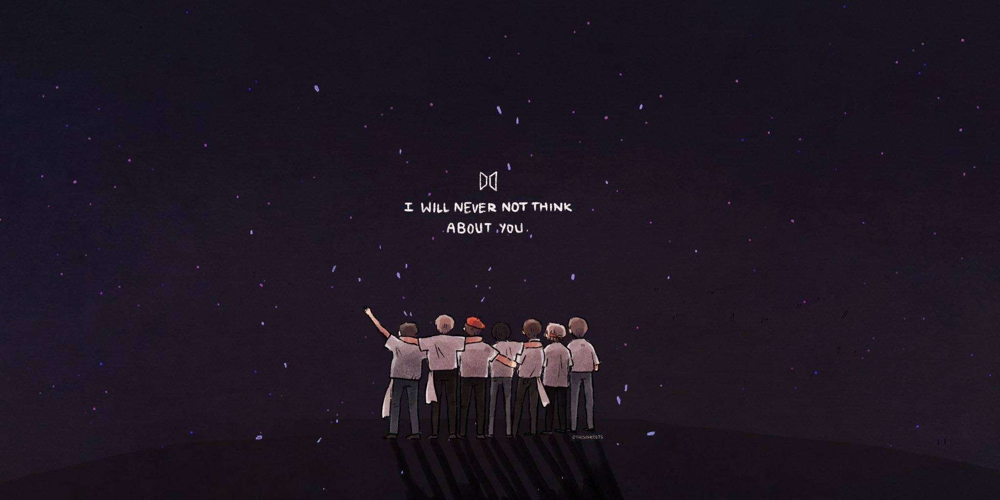 أعمال فنية لشعار BTS خلفية