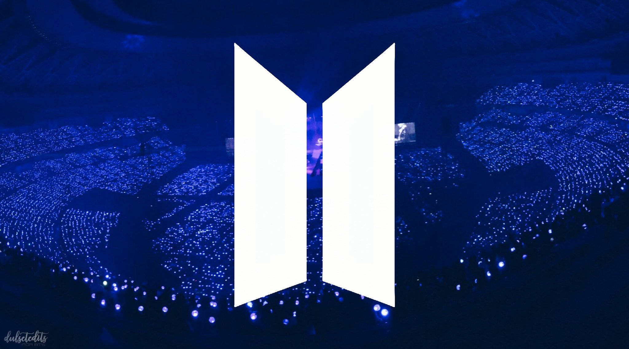 شعار BTS في الحفل خلفية