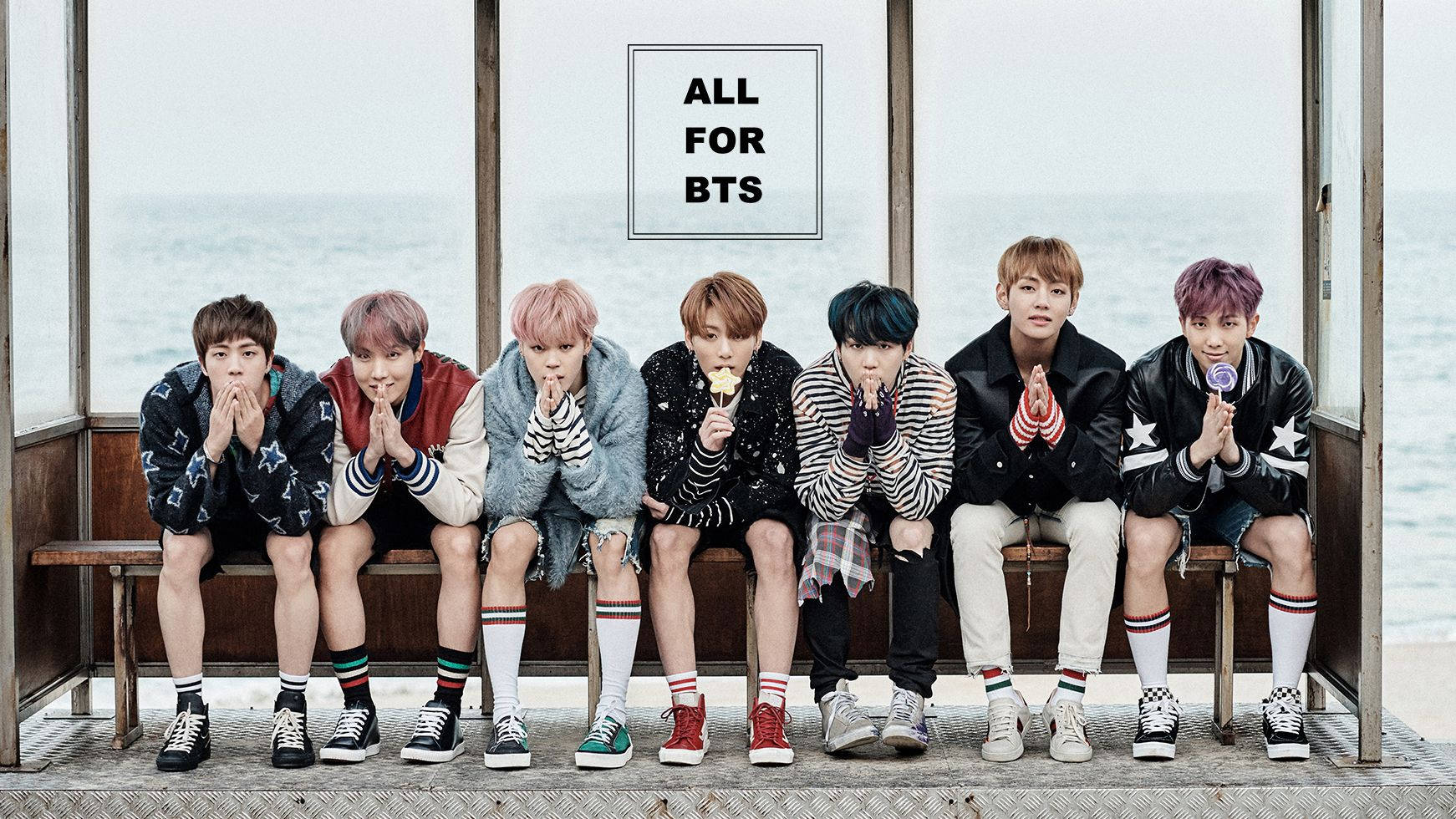 كل شيء من أجل BTS خلفية