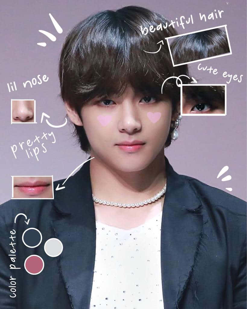 BTS V يشع سعادة في إطلالة ملونة ونابضة بالحياة خلفية