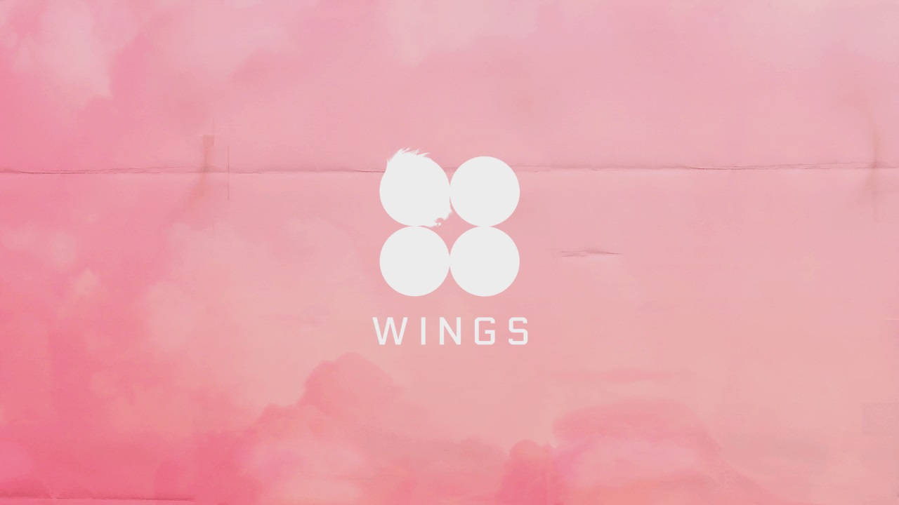خلفية حاسوب BTS Wings Logo خلفية