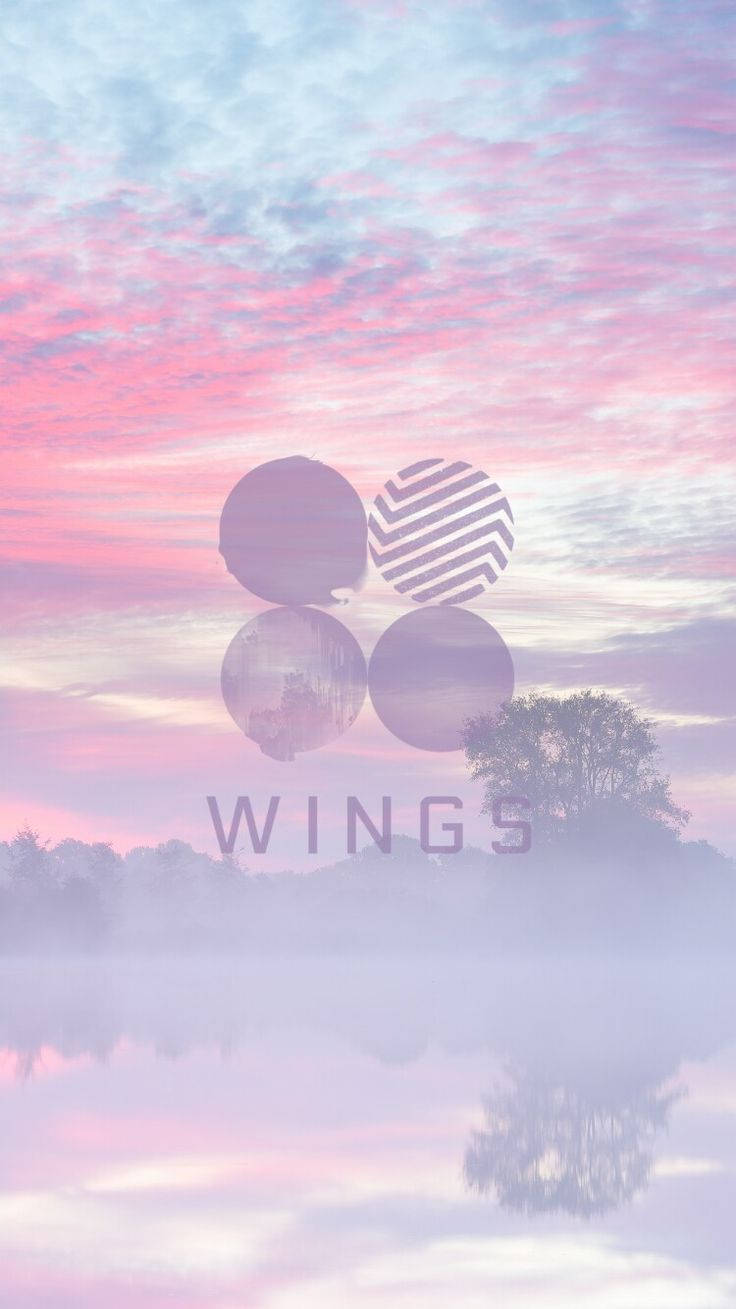 ألبوم BTS الأرجواني Wings الجمالي خلفية