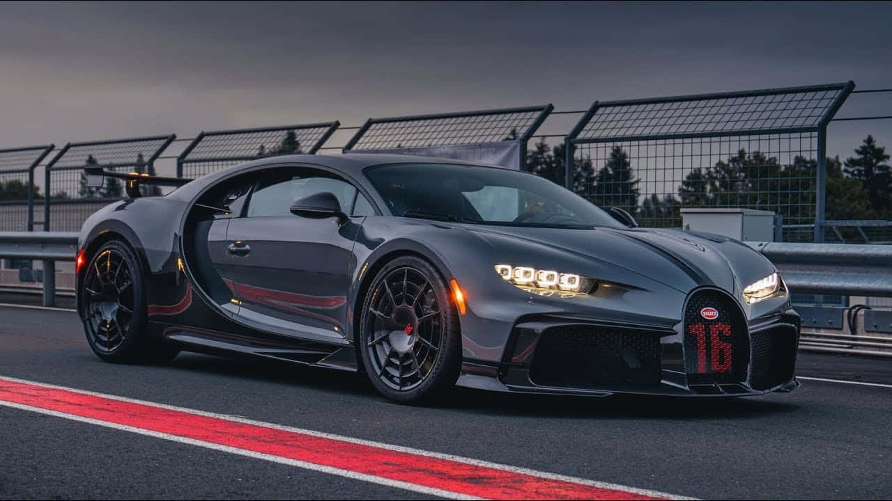 bugatti chiron - السيارة الخارقة الفائقة خلفية