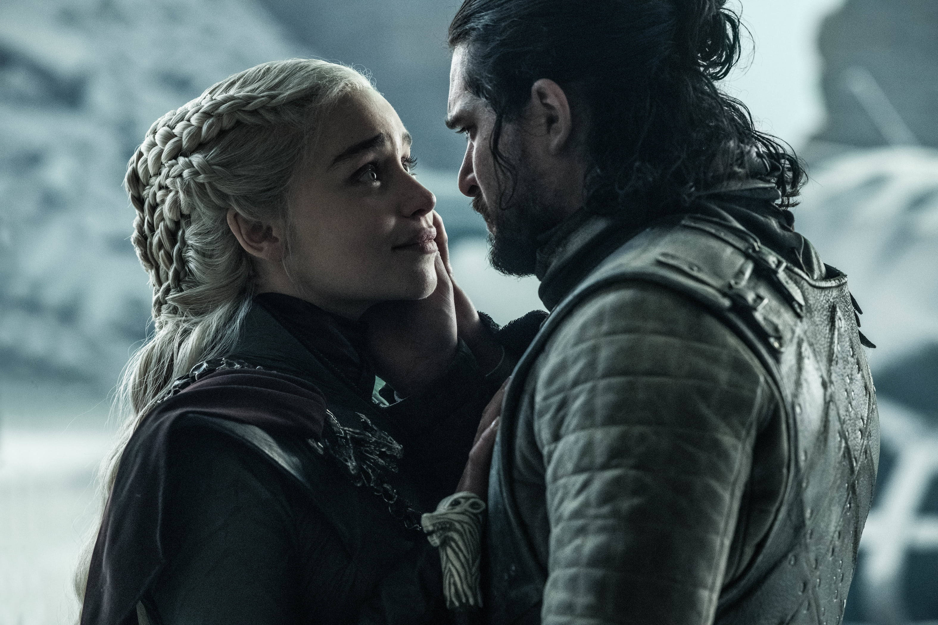 Daenerys وجون سنو Game of Thrones خلفية