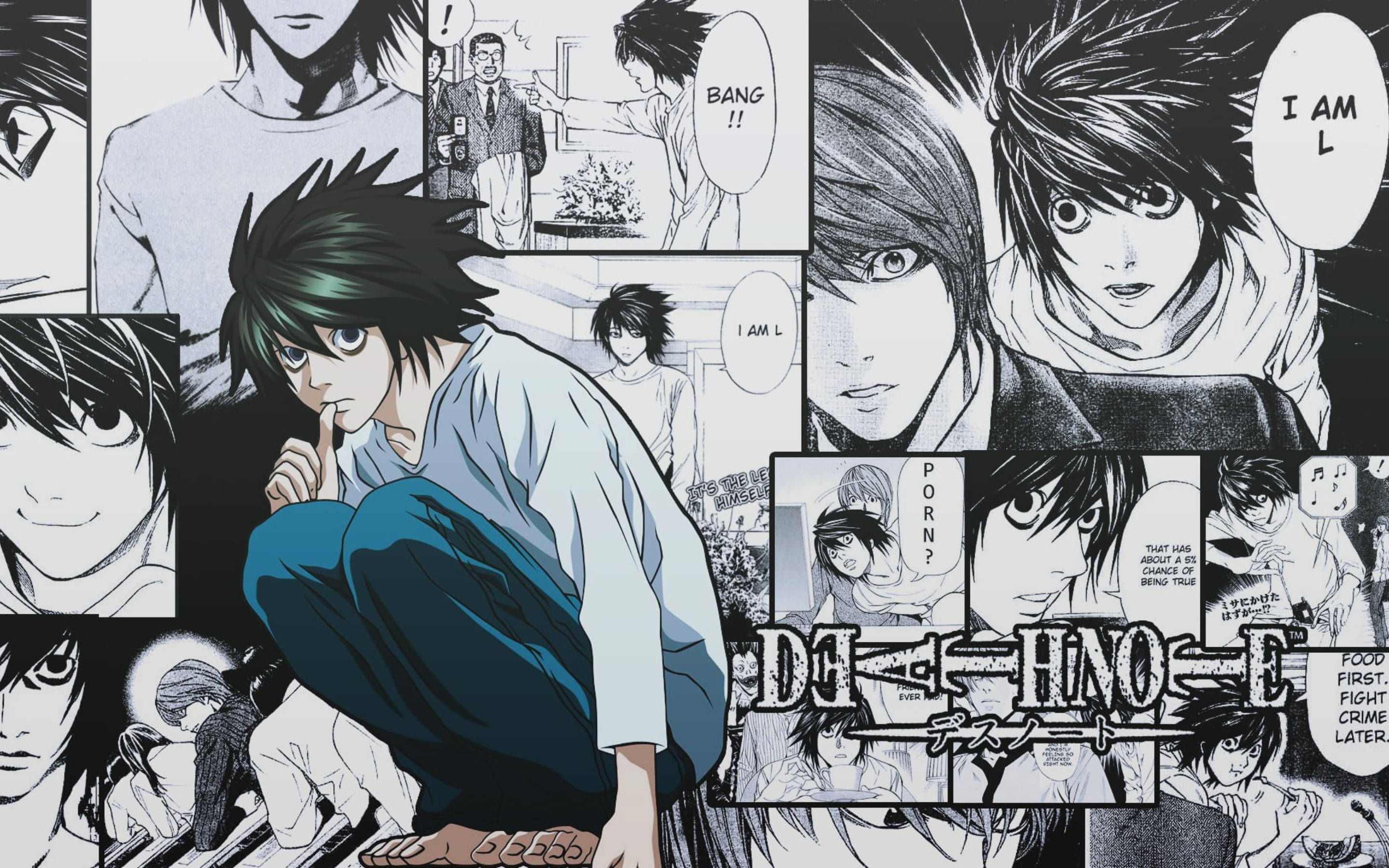 ميغا لامانجا Death Note L خلفية