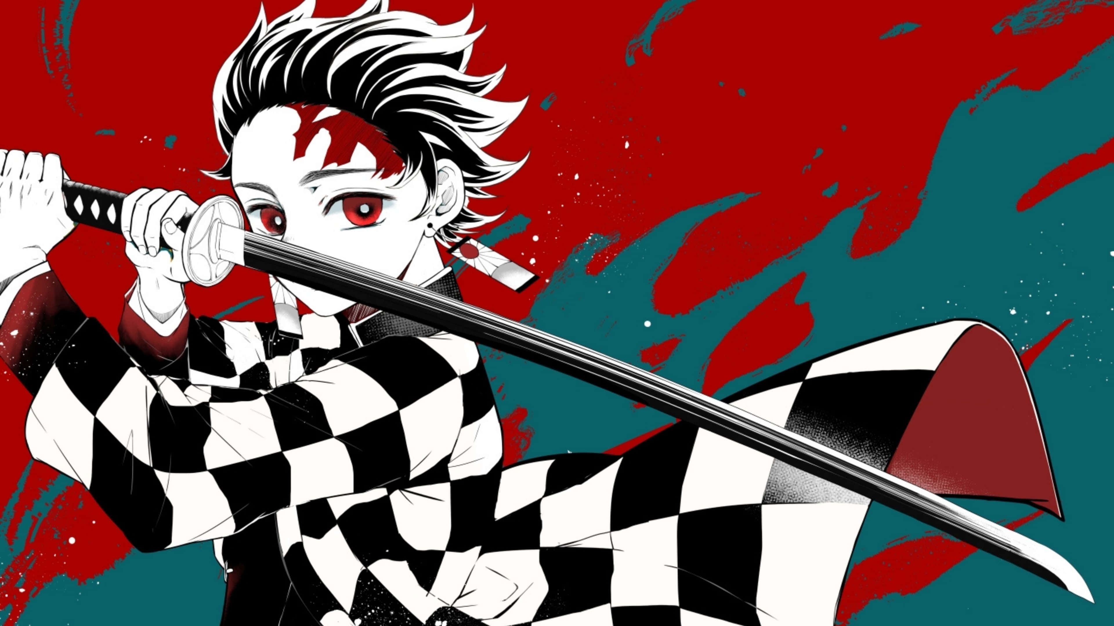 "تحوّل إلى أقوى نسخة من نفسك مع Demon Slayer بدقة 4K" خلفية