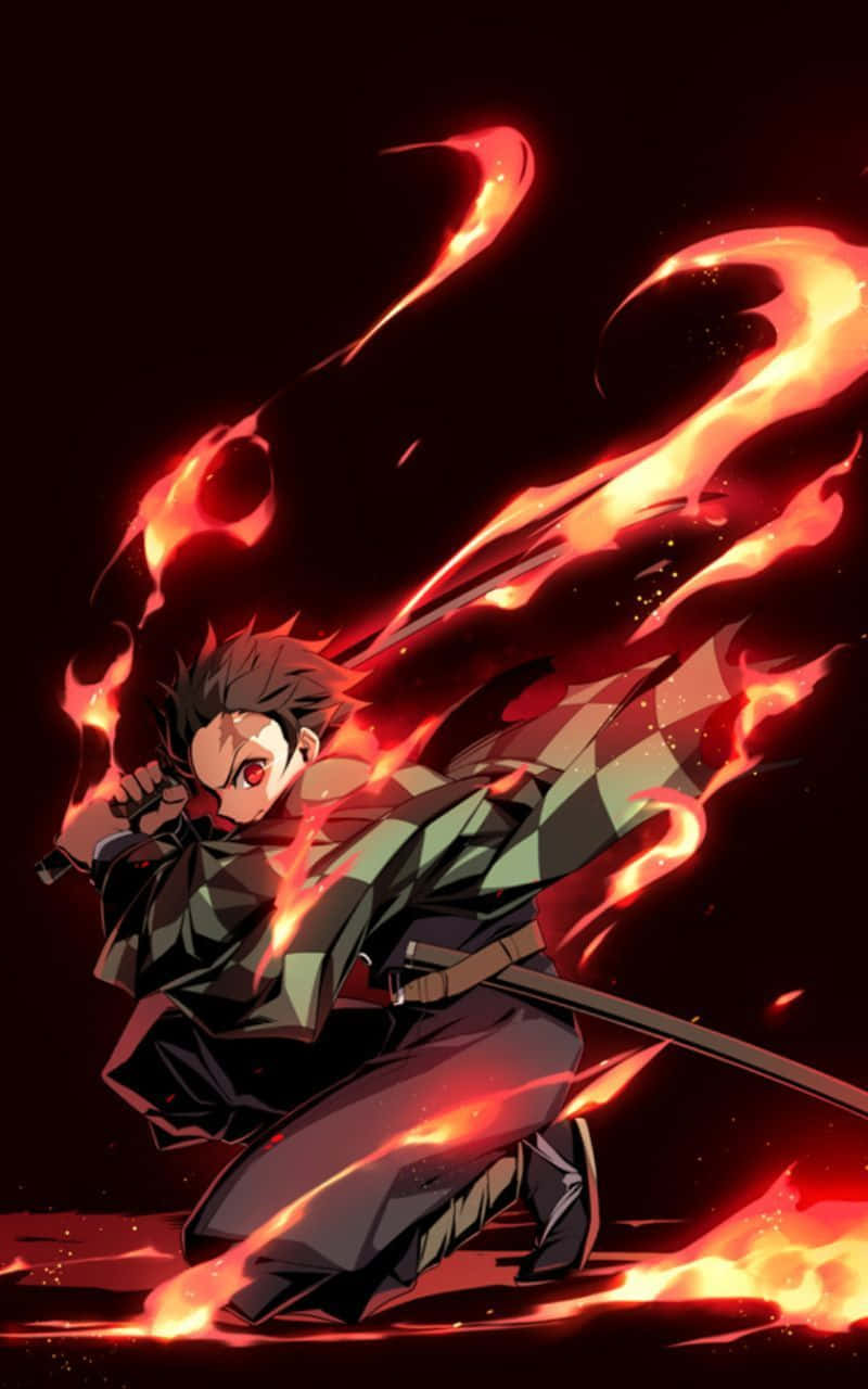 اهزم خصمك بسهولة من خلال لعب Demon Slayer على iPad. خلفية