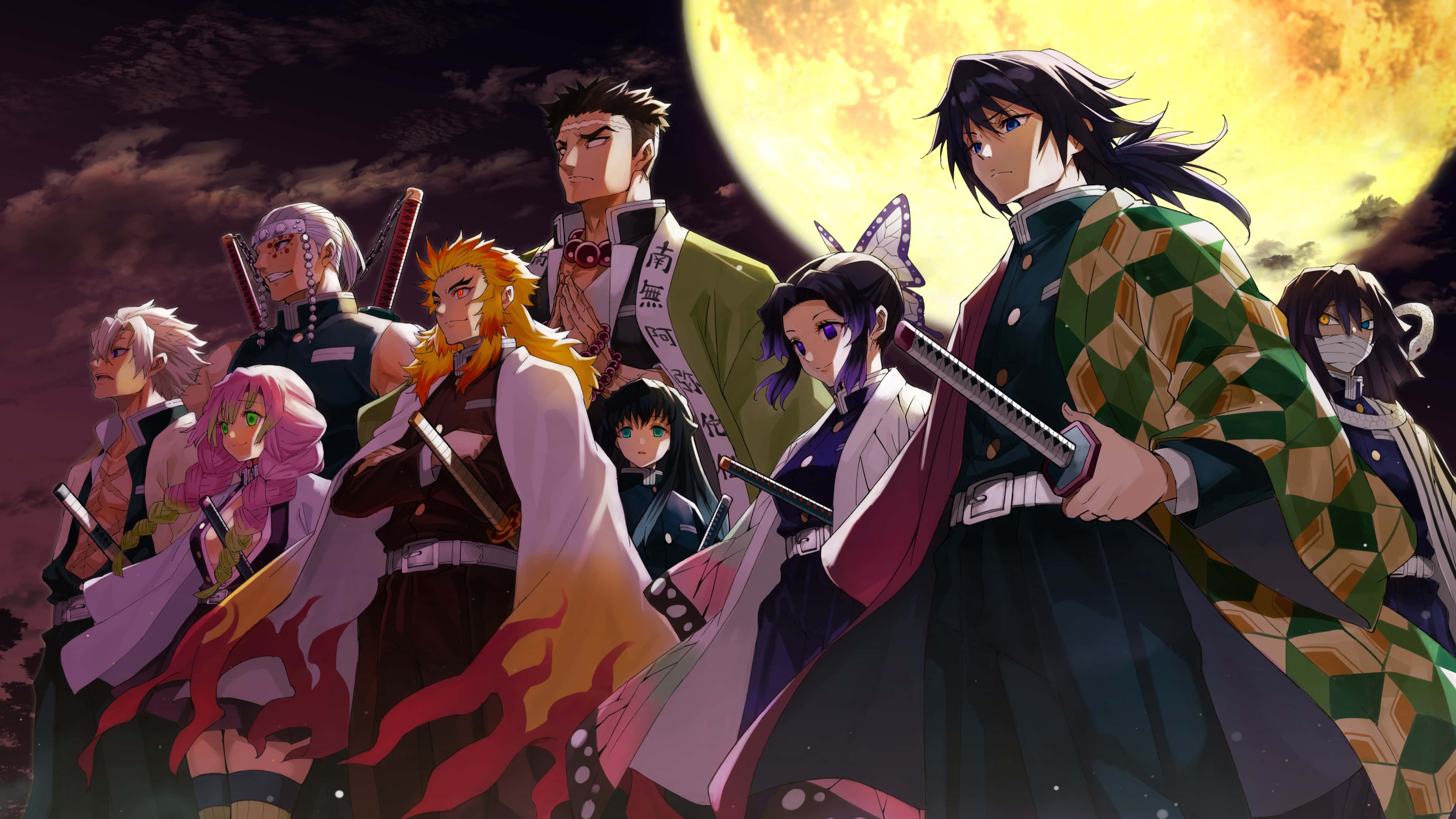 "Demon Slayer: Kimetsu no Yaiba بدقة 4K" خلفية