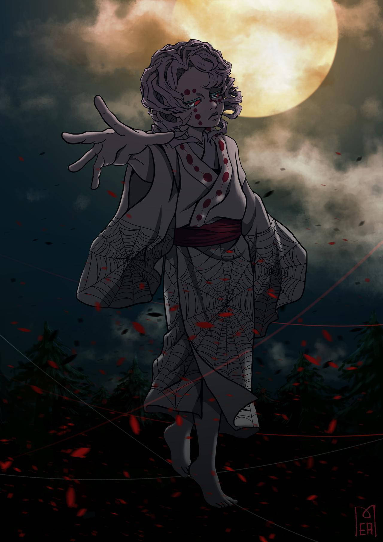 ليلة مع روي من Demon Slayer خلفية