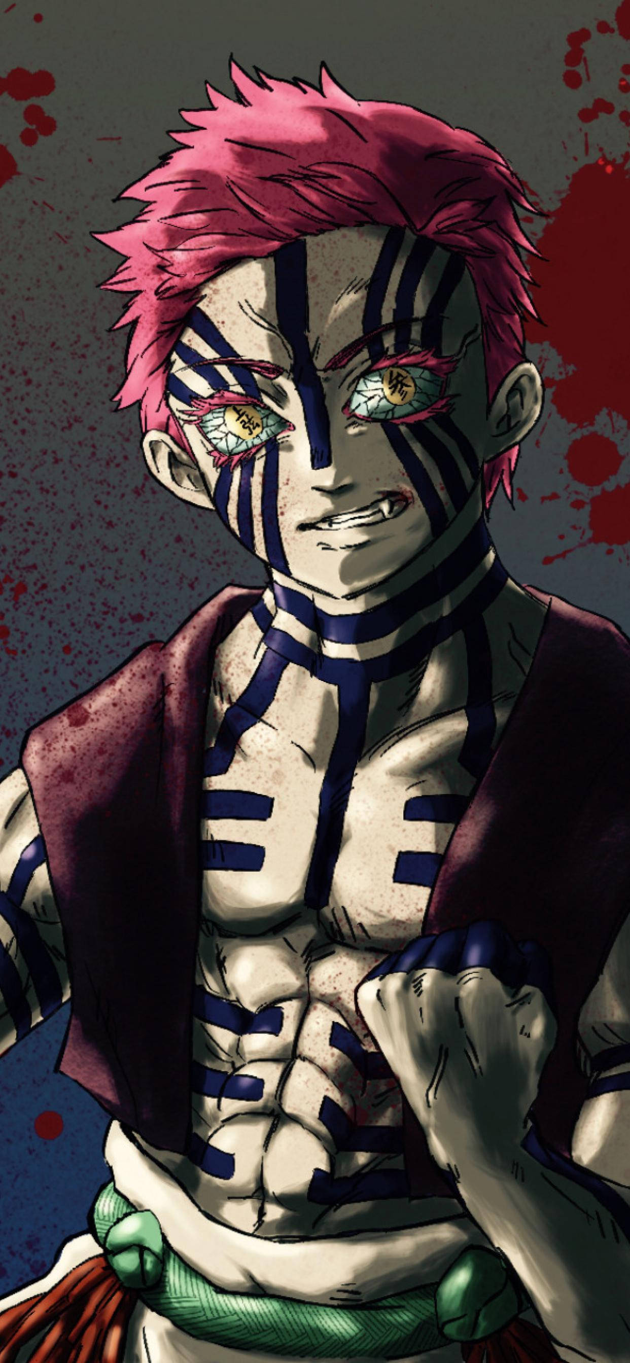 هاتف Demon Slayer أكازا خلفية