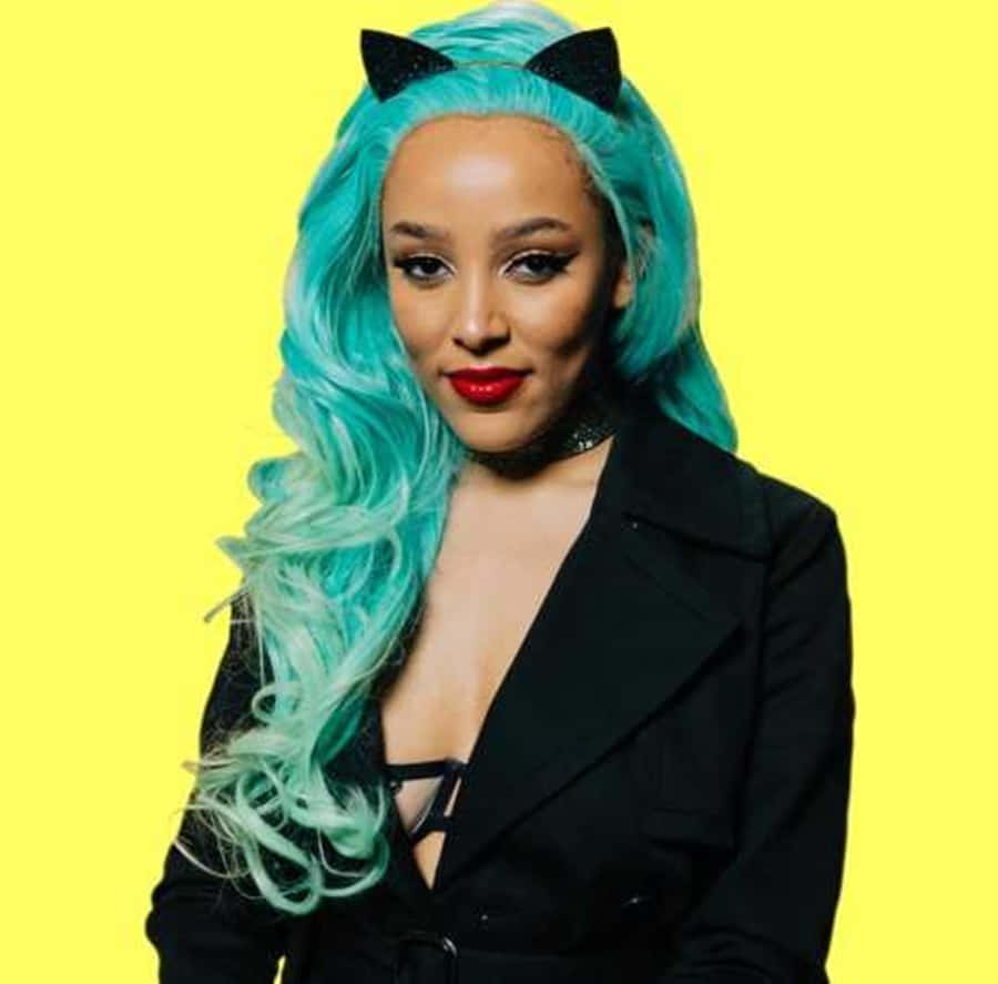 Doja Cat في أبهى ألوانها في هذه الصورة الزاهية خلفية