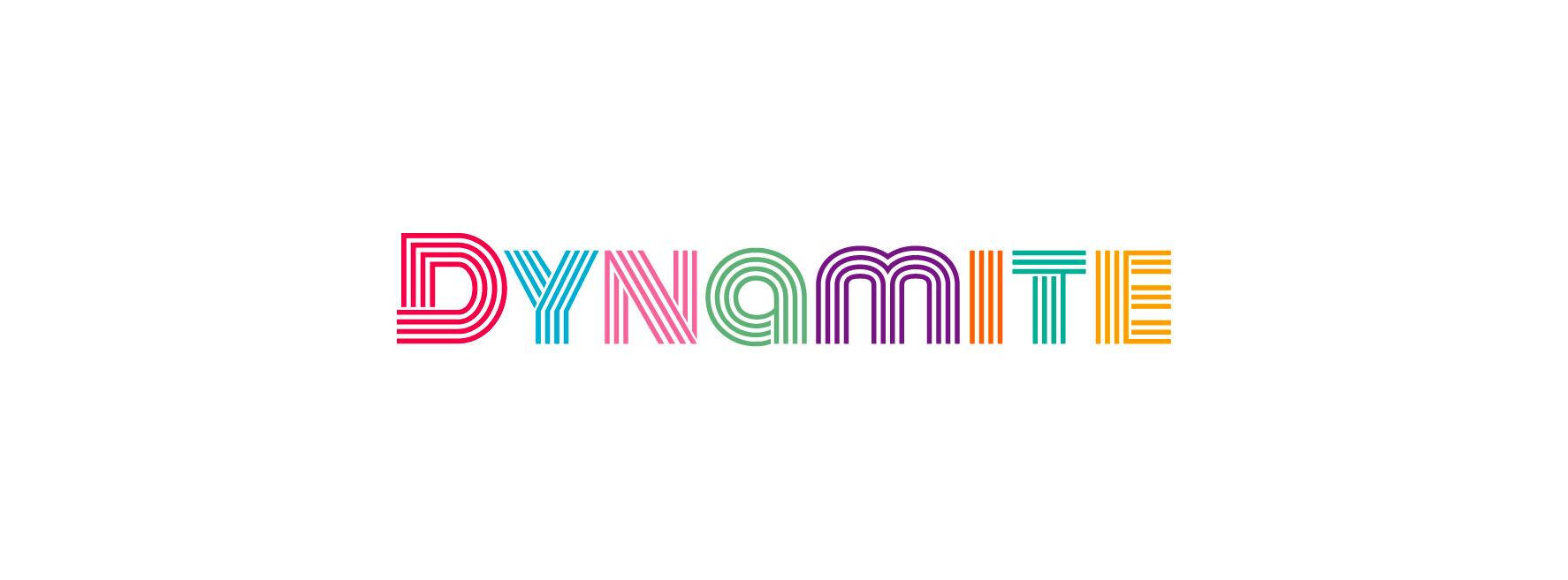 شعار أغنية Dynamite لفرقة BTS لسطح المكتب خلفية
