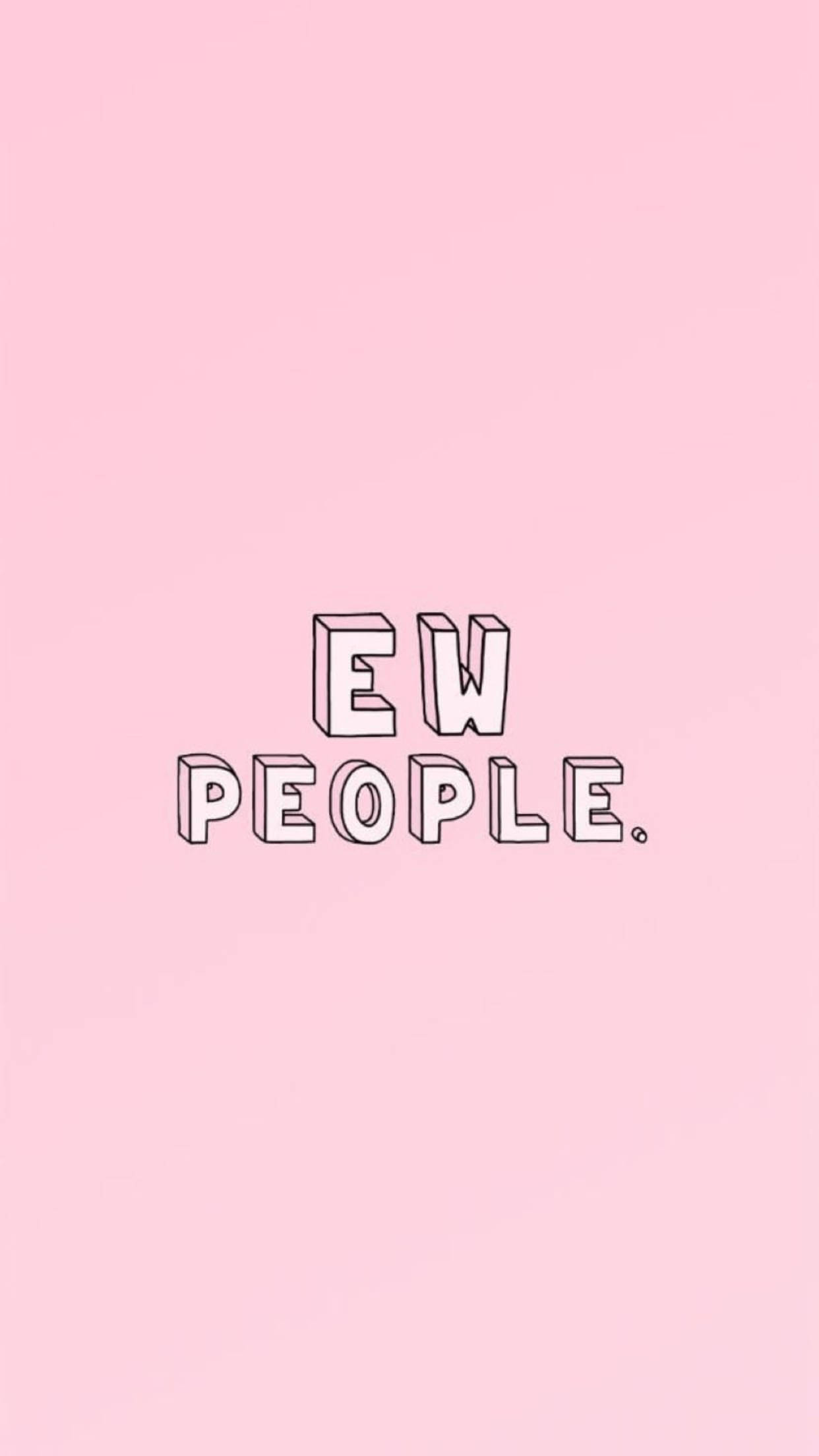 آيفون وردي جمالي EW PEOPLE خلفية
