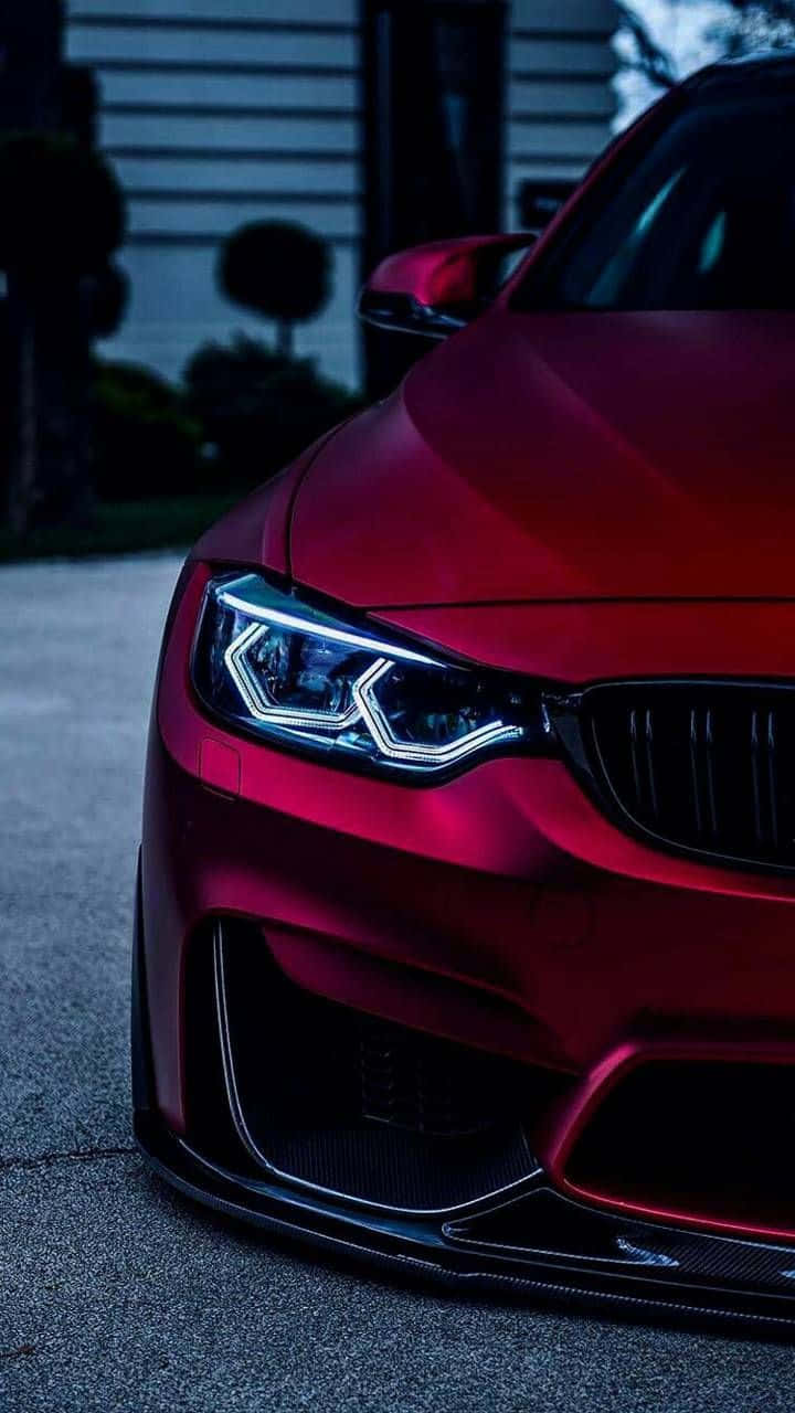 خلفية بي إم دبليو F82 M4 باللون الأحمر من بيكسل 3 خلفية