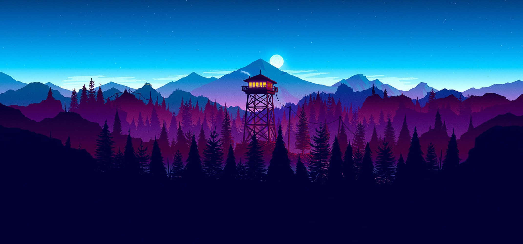 خلفية جبل Firewatch المثالية للشاشة خلفية