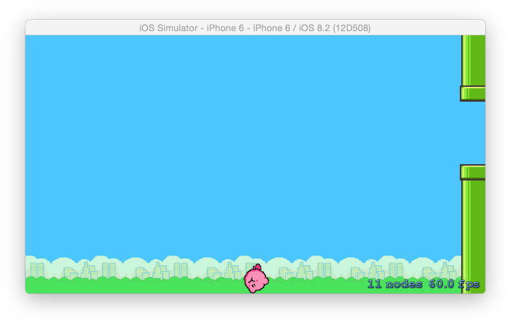 لقطة شاشة من لعبة Flappy Bird خلفية