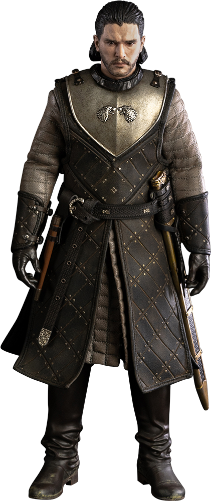 محارب من Game of Thrones بزي أسود خلفية
