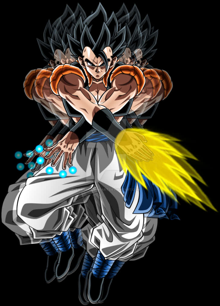 وقفة القوة لـ Goku الغريزة الفائقة خلفية