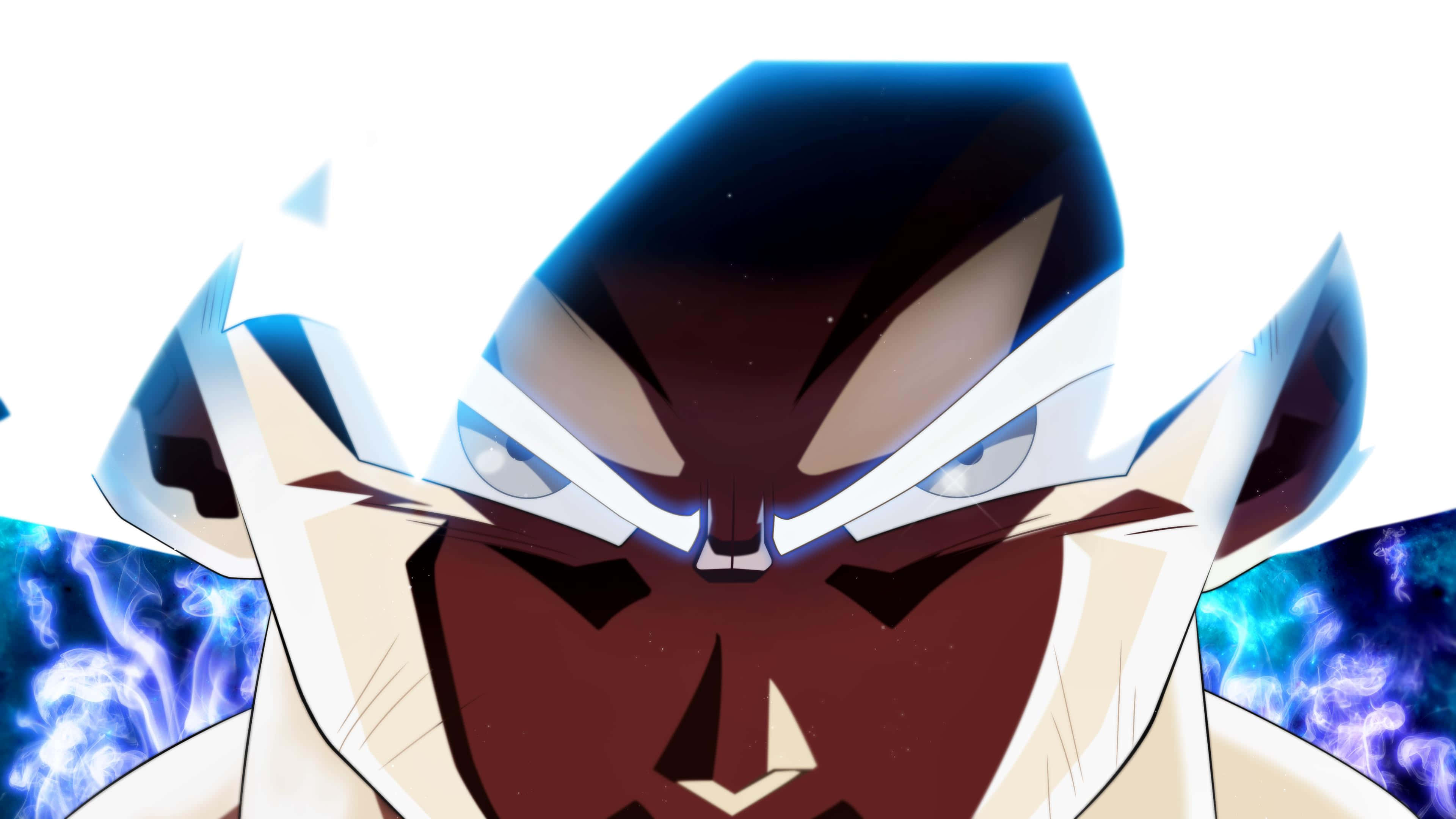 القوة التي لا تُقهر لـ Goku Ultra Instinct خلفية