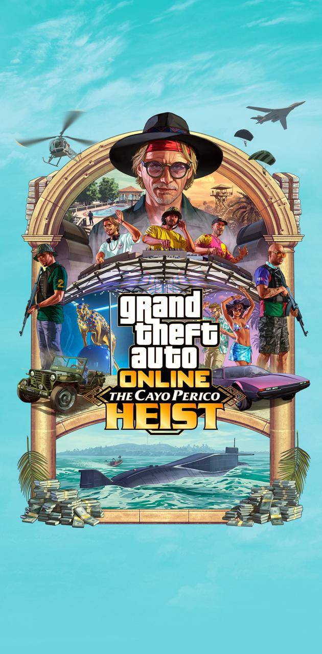 هاتف GTA 5 وسرقة كايو بيريكو خلفية