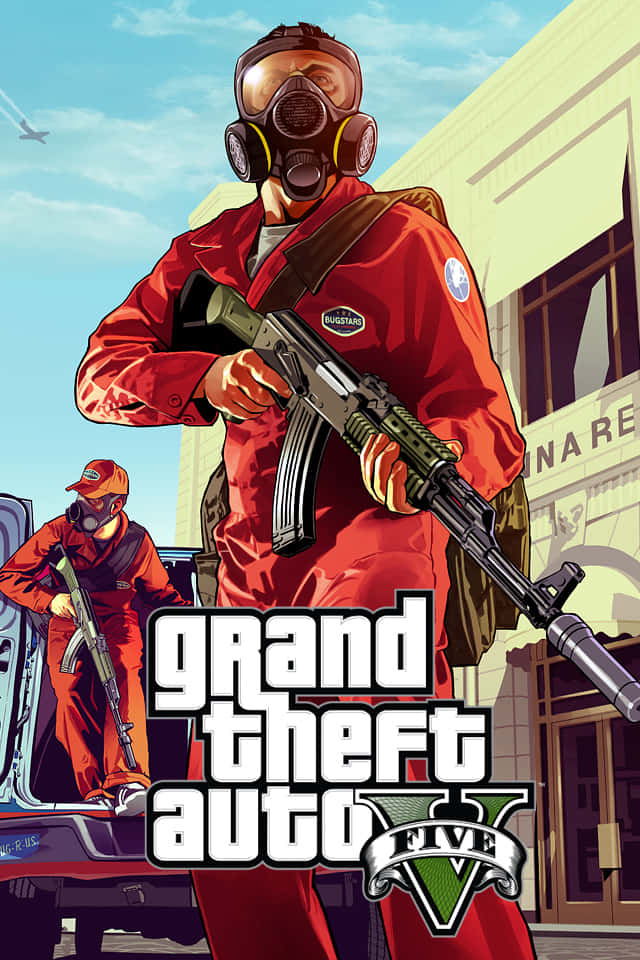 خلفية GTA لعبة سرقة مسلحة من Grand Theft Auto Five خلفية