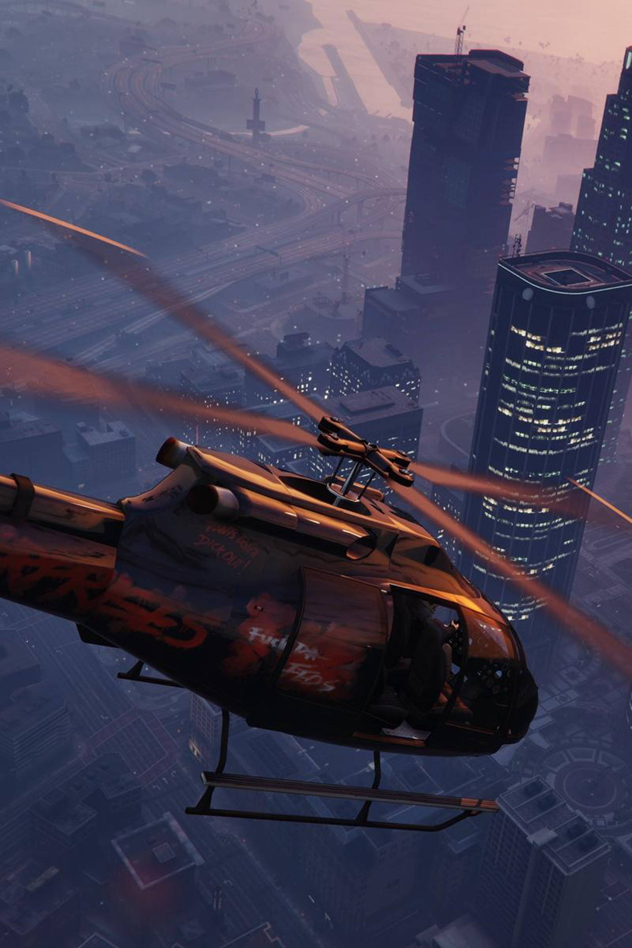 مروحية بازارد GTA iPhone خلفية